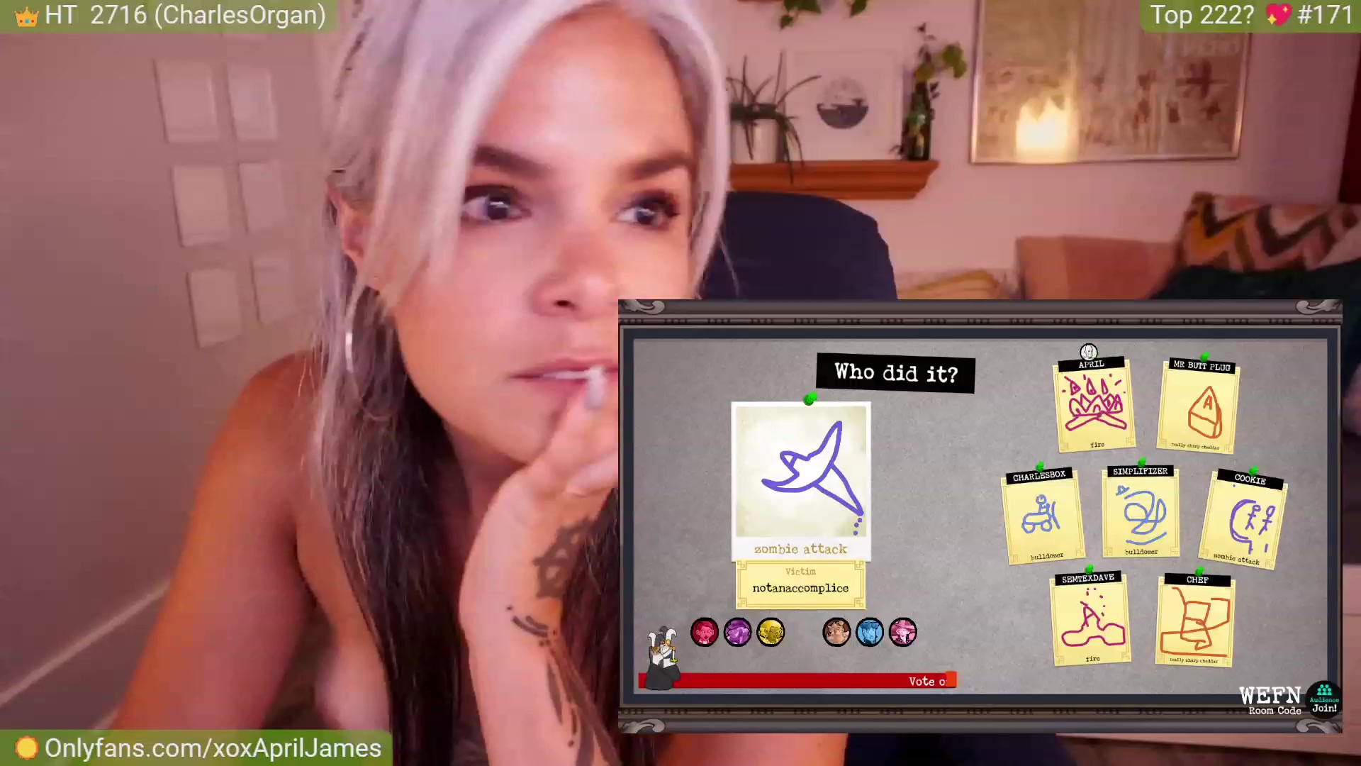 Gallery image thumbnail from AprilJames's myfreecams stream on, 08/12/2023, 24:07 image 19 of 20