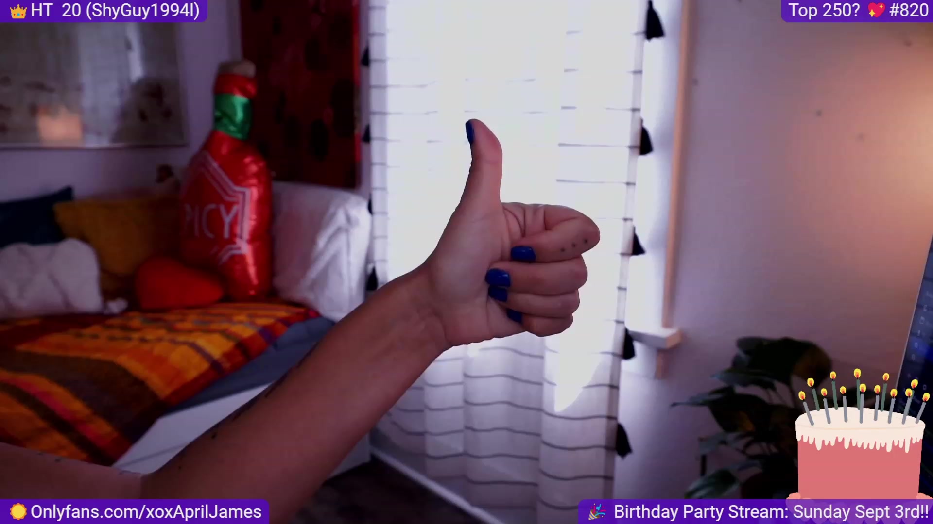 Gallery image thumbnail from AprilJames's myfreecams stream on, 09/02/2023, 18:48 image 8 of 20
