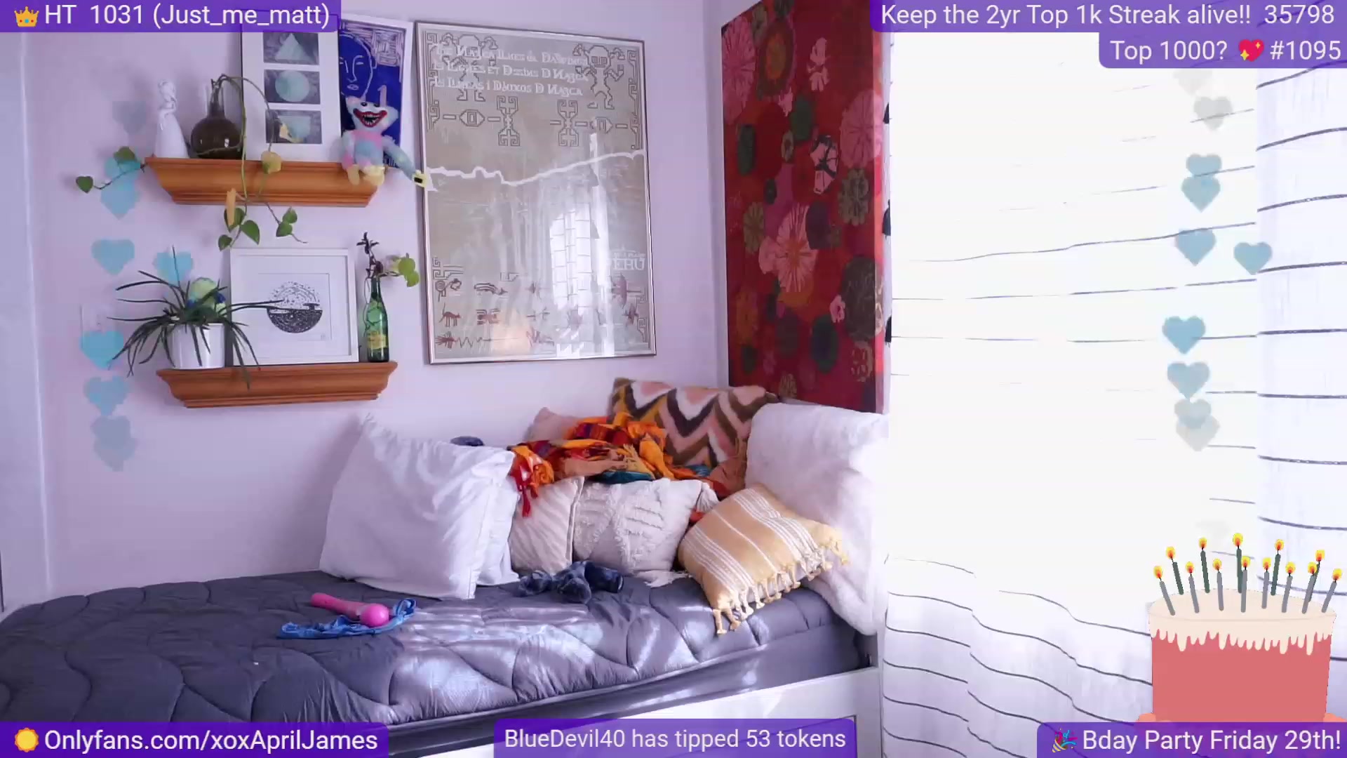 Gallery image thumbnail from AprilJames's myfreecams stream on, 09/25/2023, 20:41 image 8 of 20