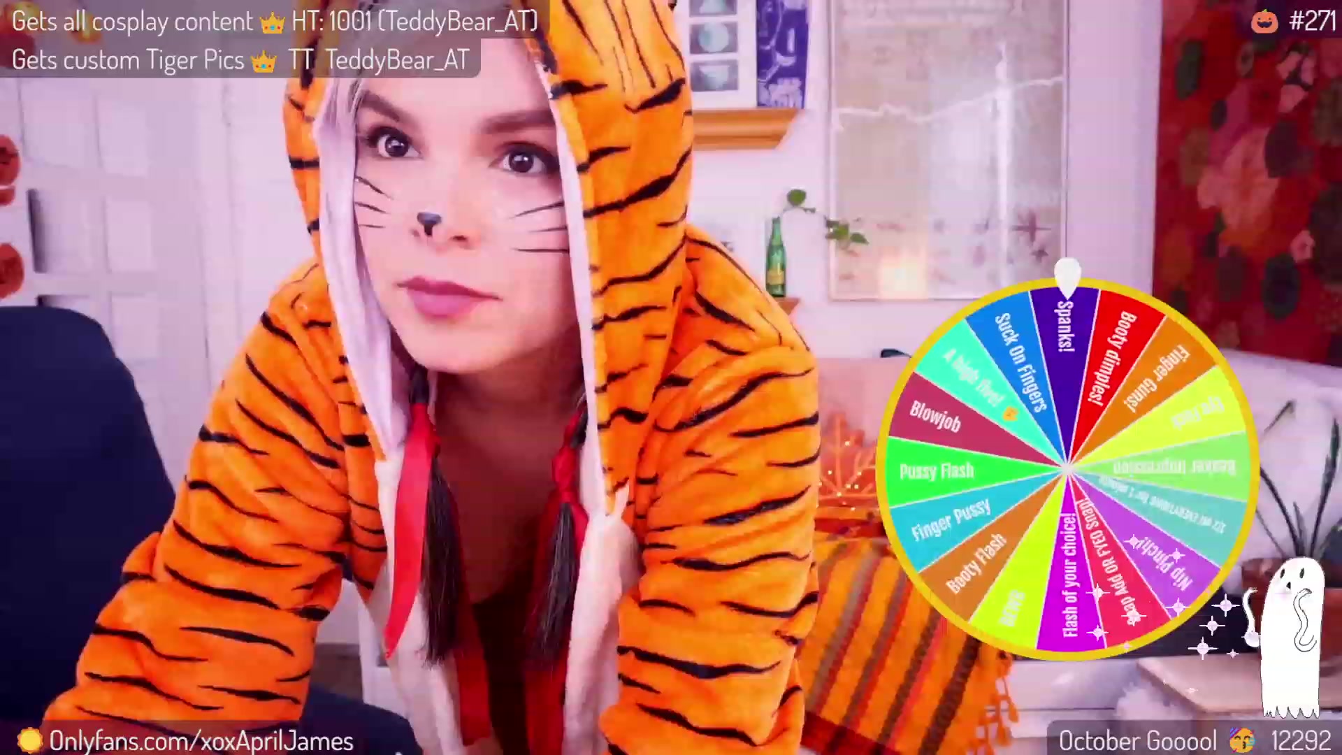 Gallery image thumbnail from AprilJames's myfreecams stream on, 10/31/2023, 21:27 image 10 of 20