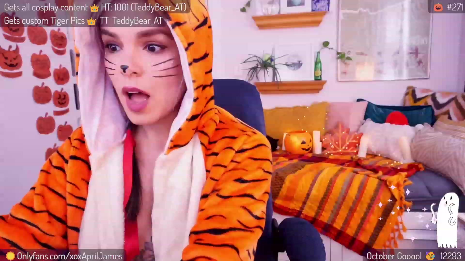 Gallery image thumbnail from AprilJames's myfreecams stream on, 10/31/2023, 21:27 image 8 of 20