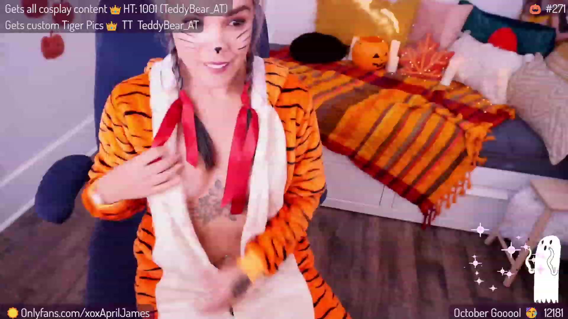 Gallery image thumbnail from AprilJames's myfreecams stream on, 10/31/2023, 21:27 image 18 of 20