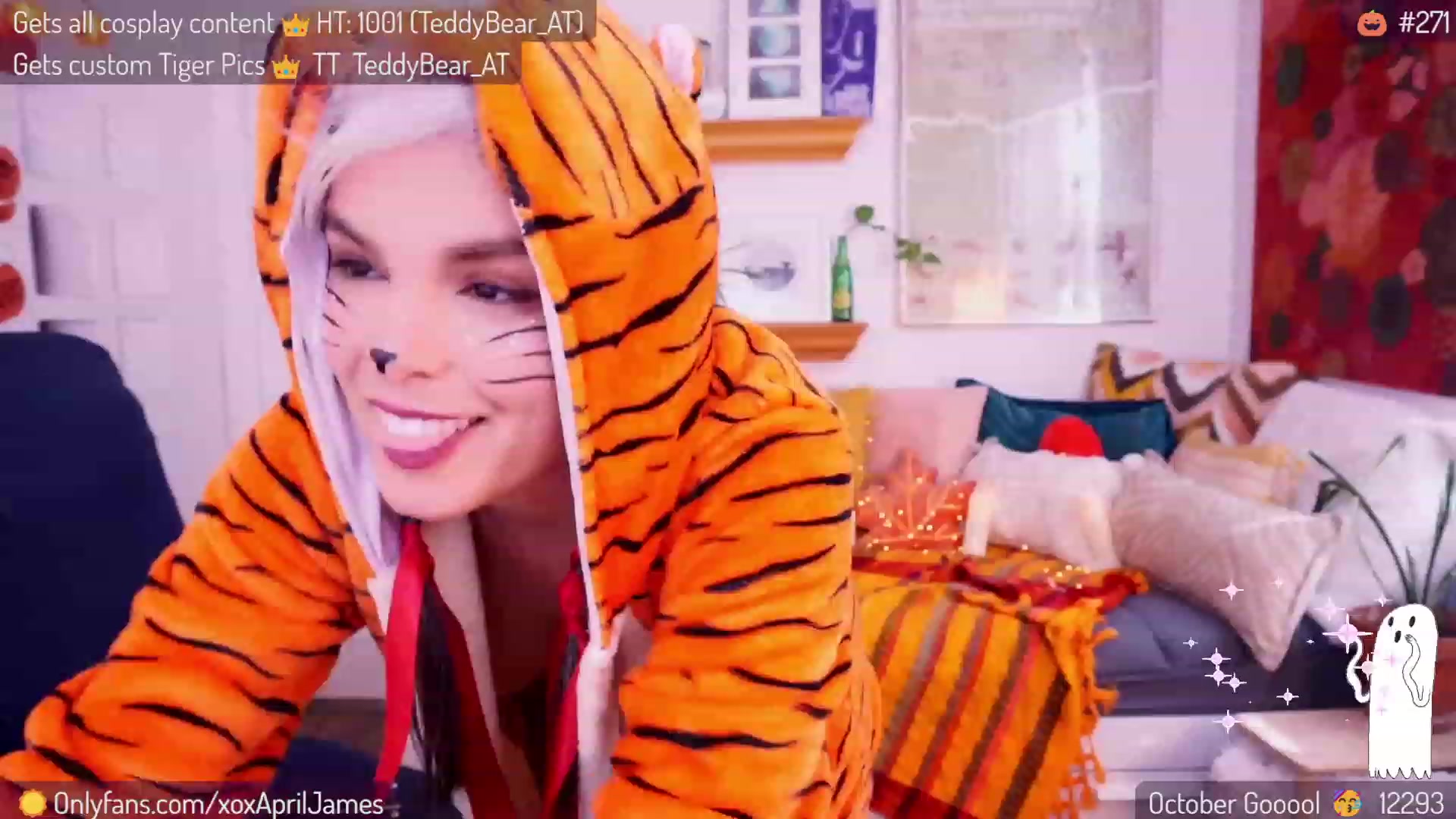 Gallery image thumbnail from AprilJames's myfreecams stream on, 10/31/2023, 21:27 image 9 of 20