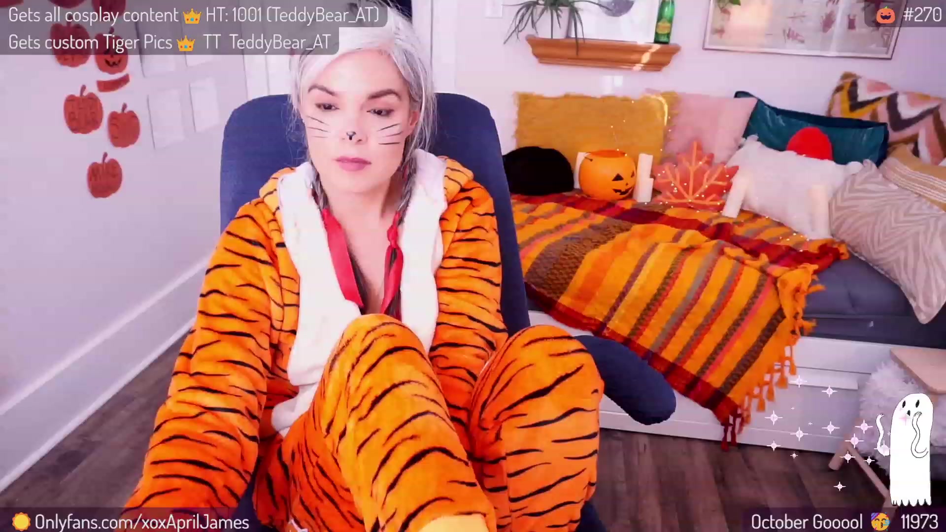 Gallery image thumbnail from AprilJames's myfreecams stream on, 10/31/2023, 21:48 image 4 of 20