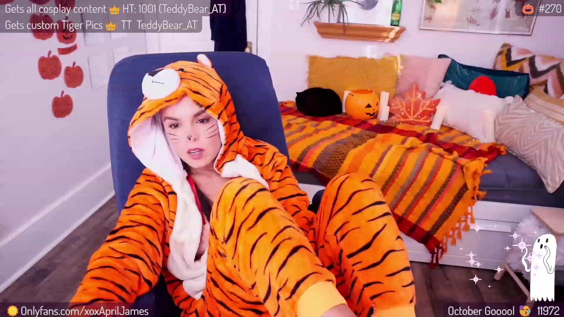 Gallery image thumbnail from AprilJames's myfreecams stream on, 10/31/2023, 21:48 image 11 of 20