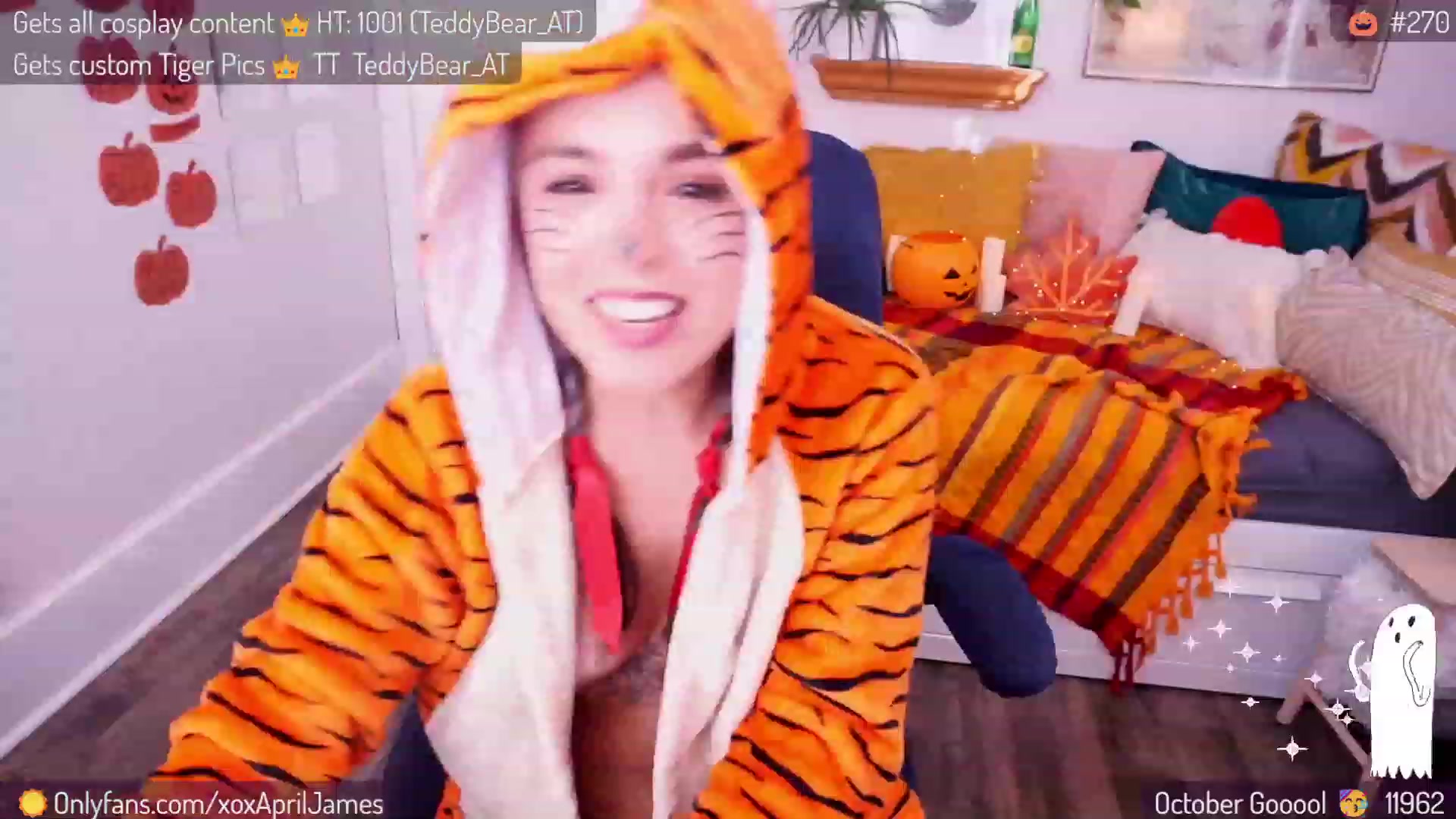 Gallery image thumbnail from AprilJames's myfreecams stream on, 10/31/2023, 21:48 image 15 of 20
