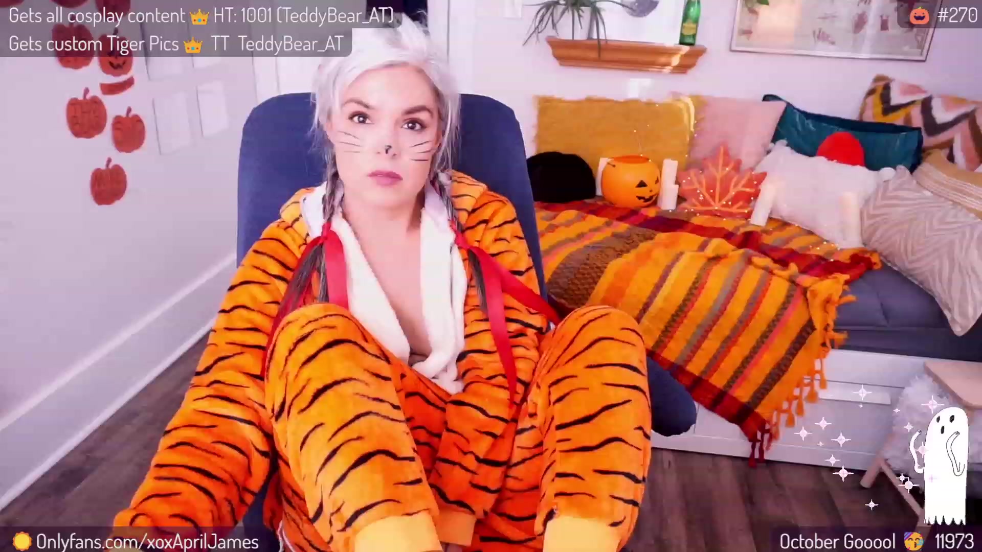 Gallery image thumbnail from AprilJames's myfreecams stream on, 10/31/2023, 21:48 image 6 of 20