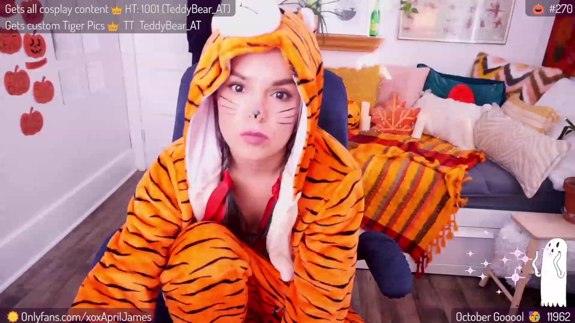 Gallery image thumbnail from AprilJames's myfreecams stream on, 10/31/2023, 21:48 image 20 of 20