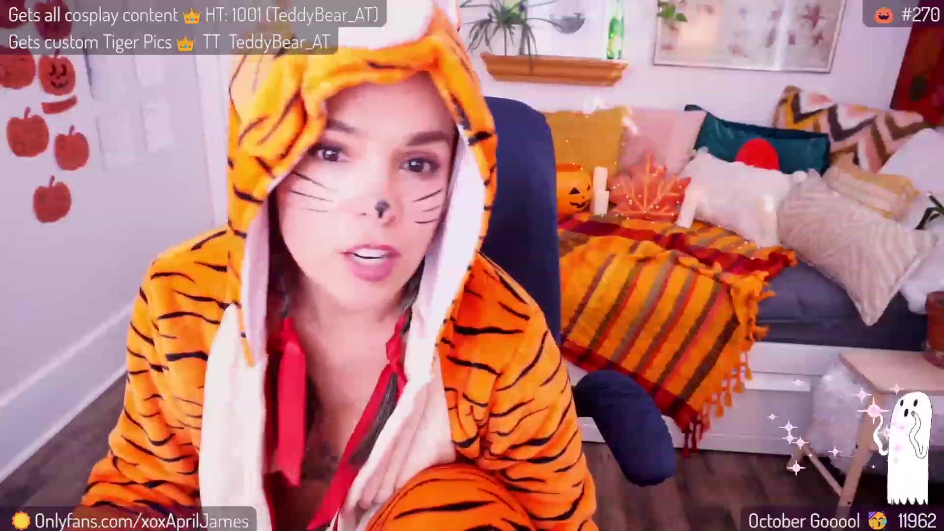 Gallery image thumbnail from AprilJames's myfreecams stream on, 10/31/2023, 21:48 image 19 of 20