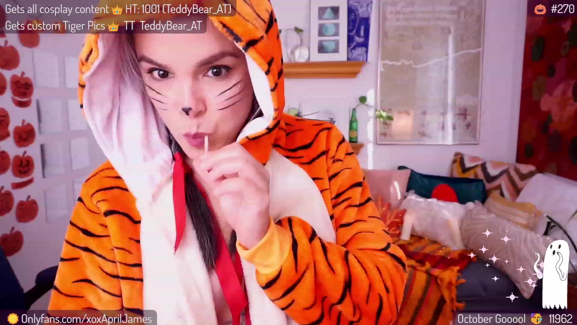 Gallery image thumbnail from AprilJames's myfreecams stream on, 10/31/2023, 23:10 image 1 of 20