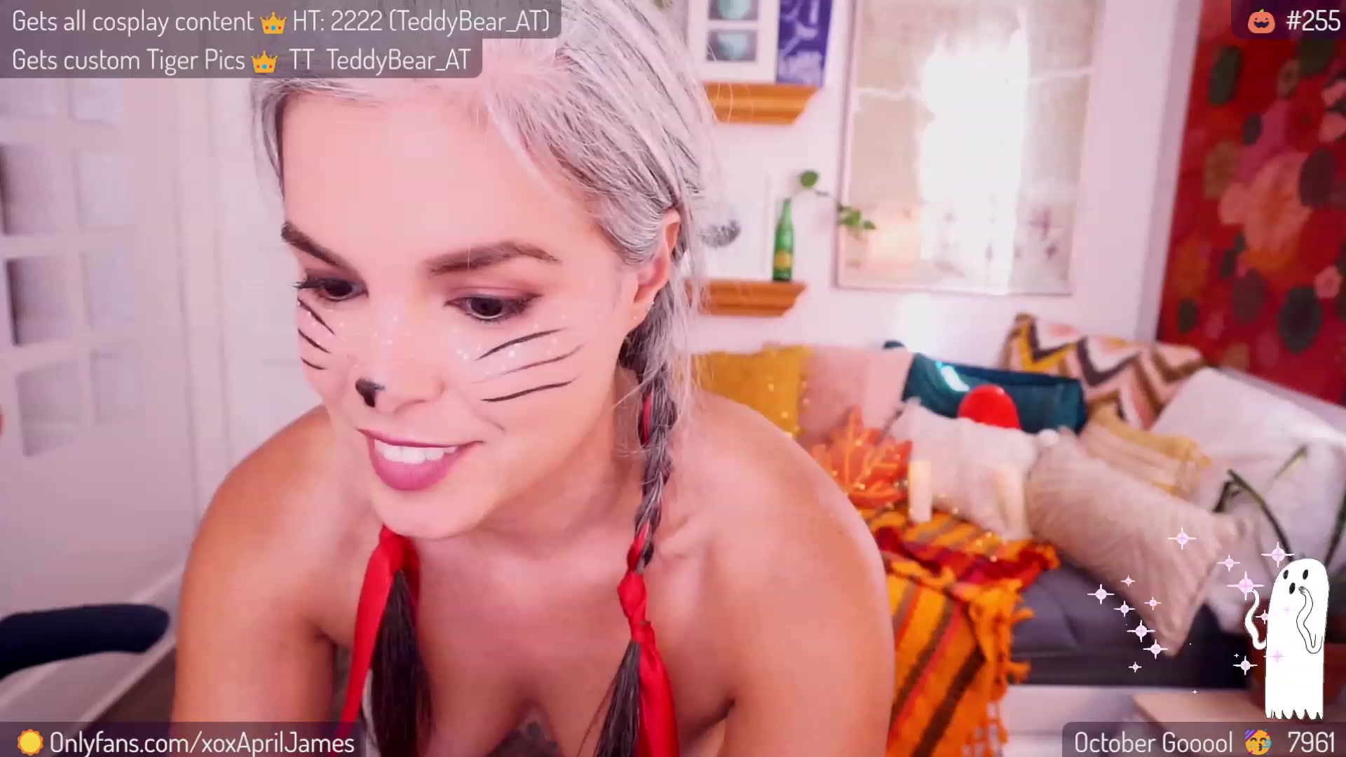 Gallery image thumbnail from AprilJames's myfreecams stream on, 10/31/2023, 23:10 image 16 of 20