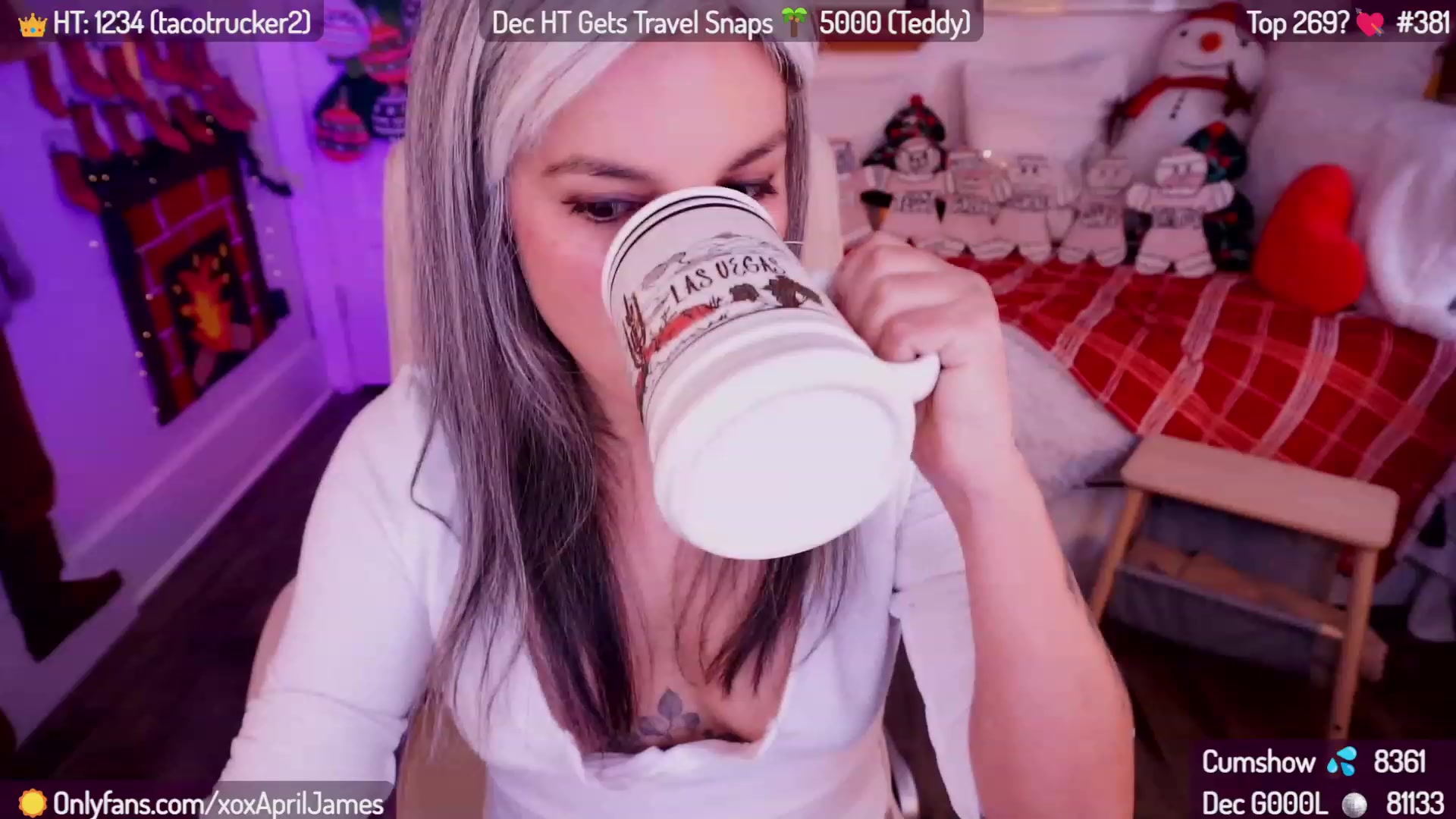 Gallery image thumbnail from AprilJames's myfreecams stream on, 12/18/2023, 23:34 image 4 of 20