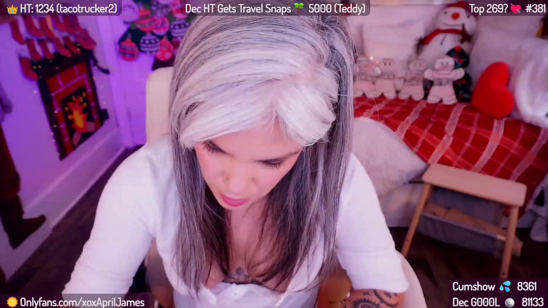 Gallery image thumbnail from AprilJames's myfreecams stream on, 12/18/2023, 23:34 image 5 of 20