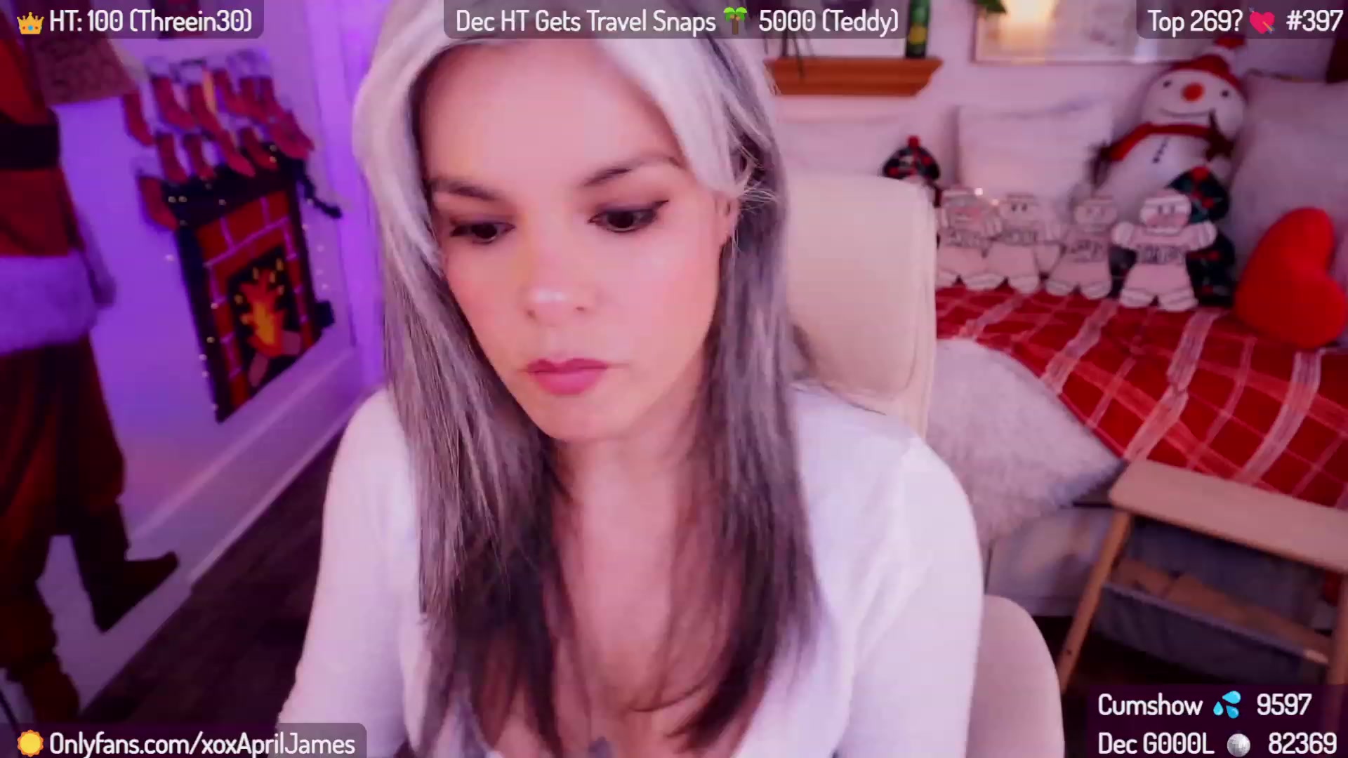 Gallery image thumbnail from AprilJames's myfreecams stream on, 12/18/2023, 23:34 image 2 of 20