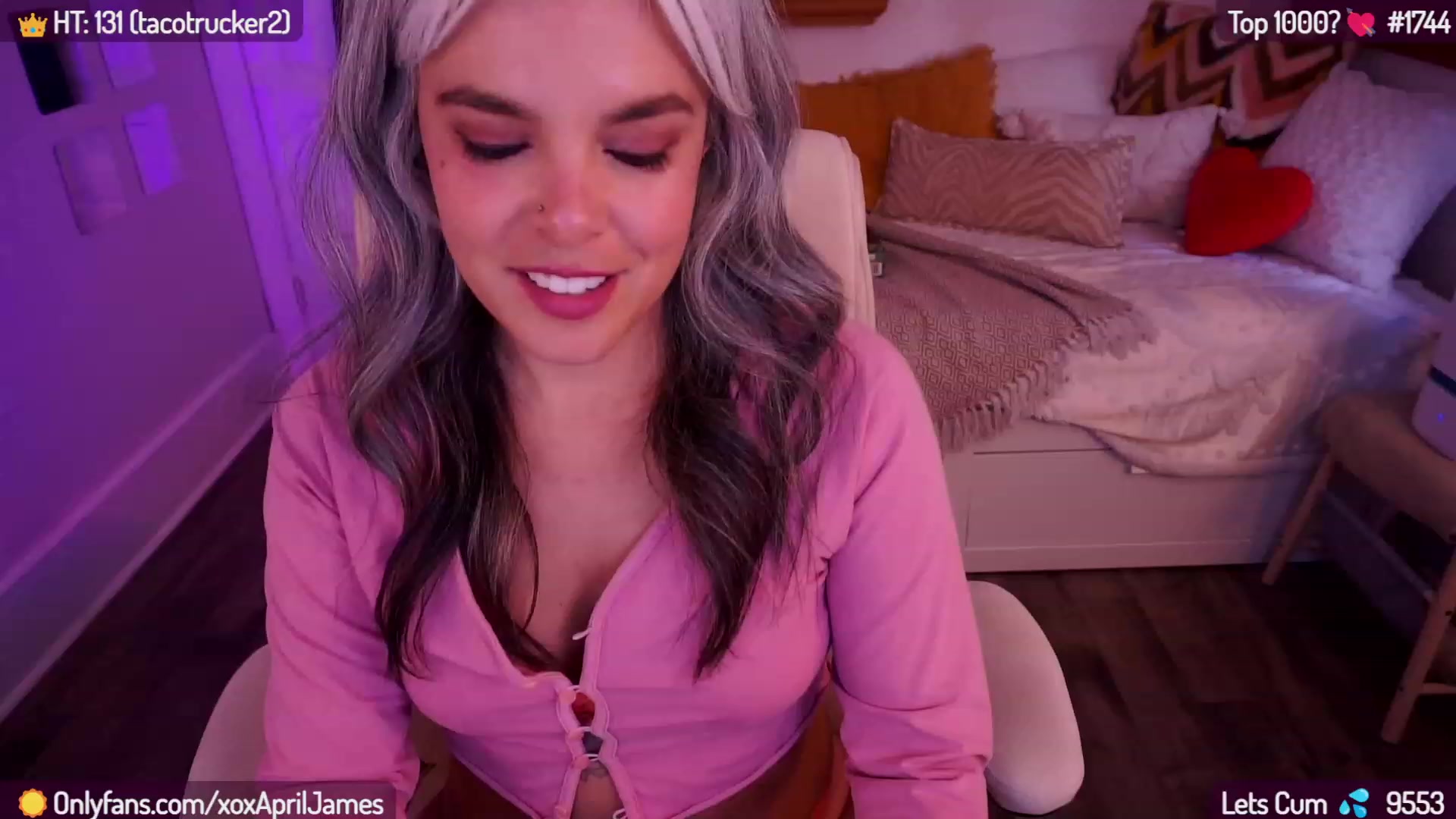 Gallery image thumbnail from AprilJames's myfreecams stream on, 01/10/2024, 23:14 image 12 of 20