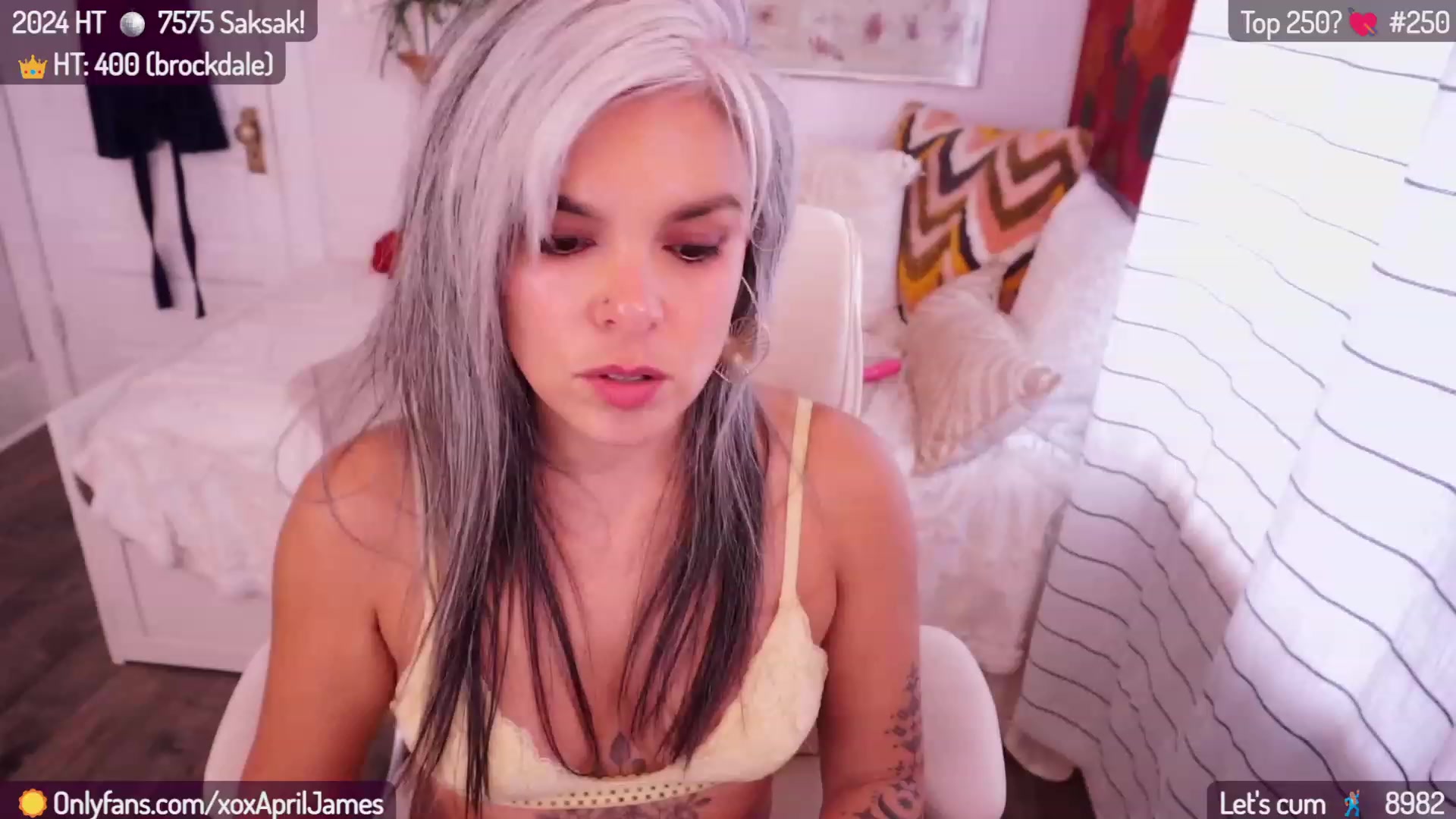 Gallery image thumbnail from AprilJames's myfreecams stream on, 01/25/2024, 24:02 image 1 of 20