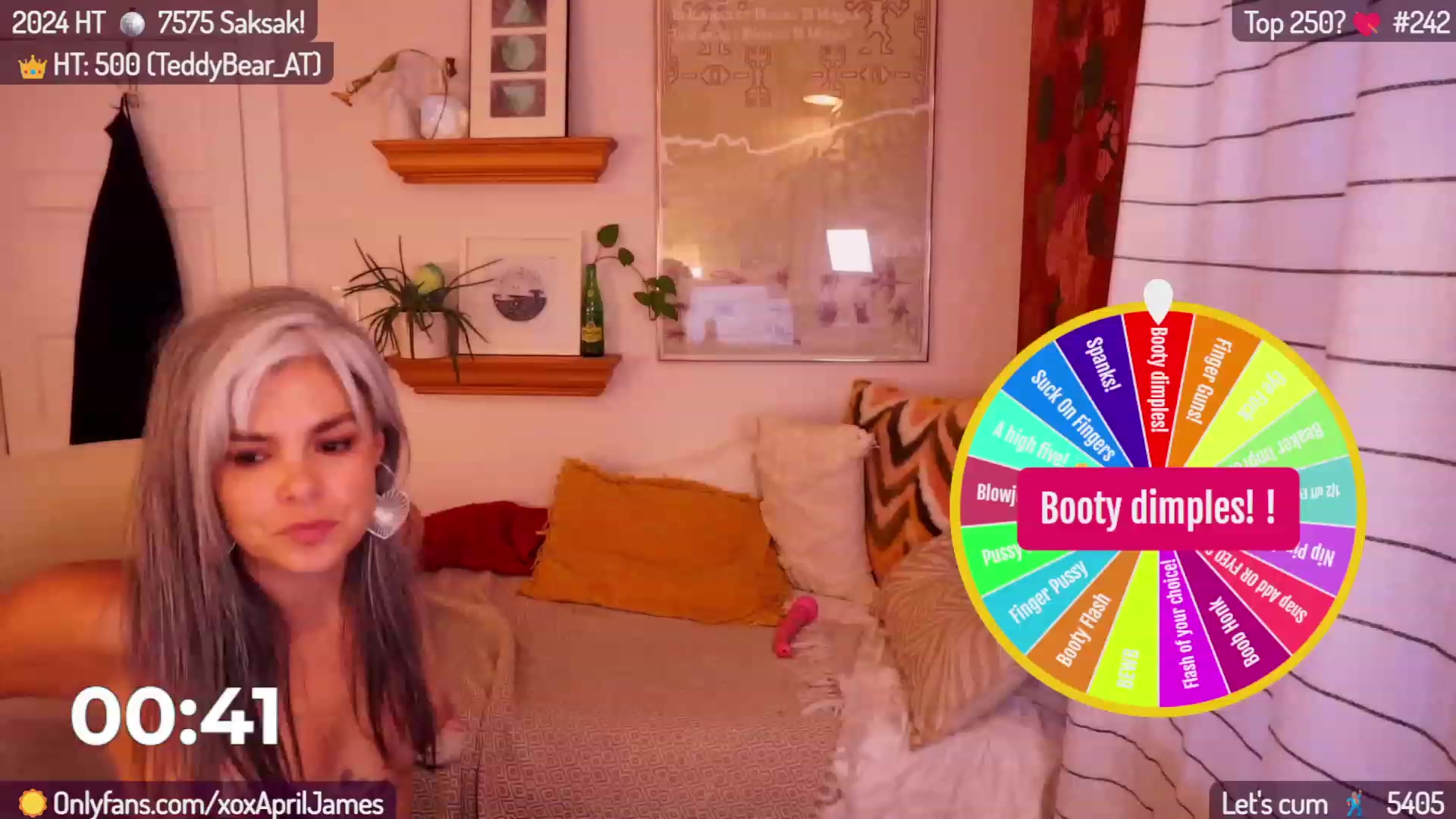 Gallery image thumbnail from AprilJames's myfreecams stream on, 01/25/2024, 01:09 image 1 of 20