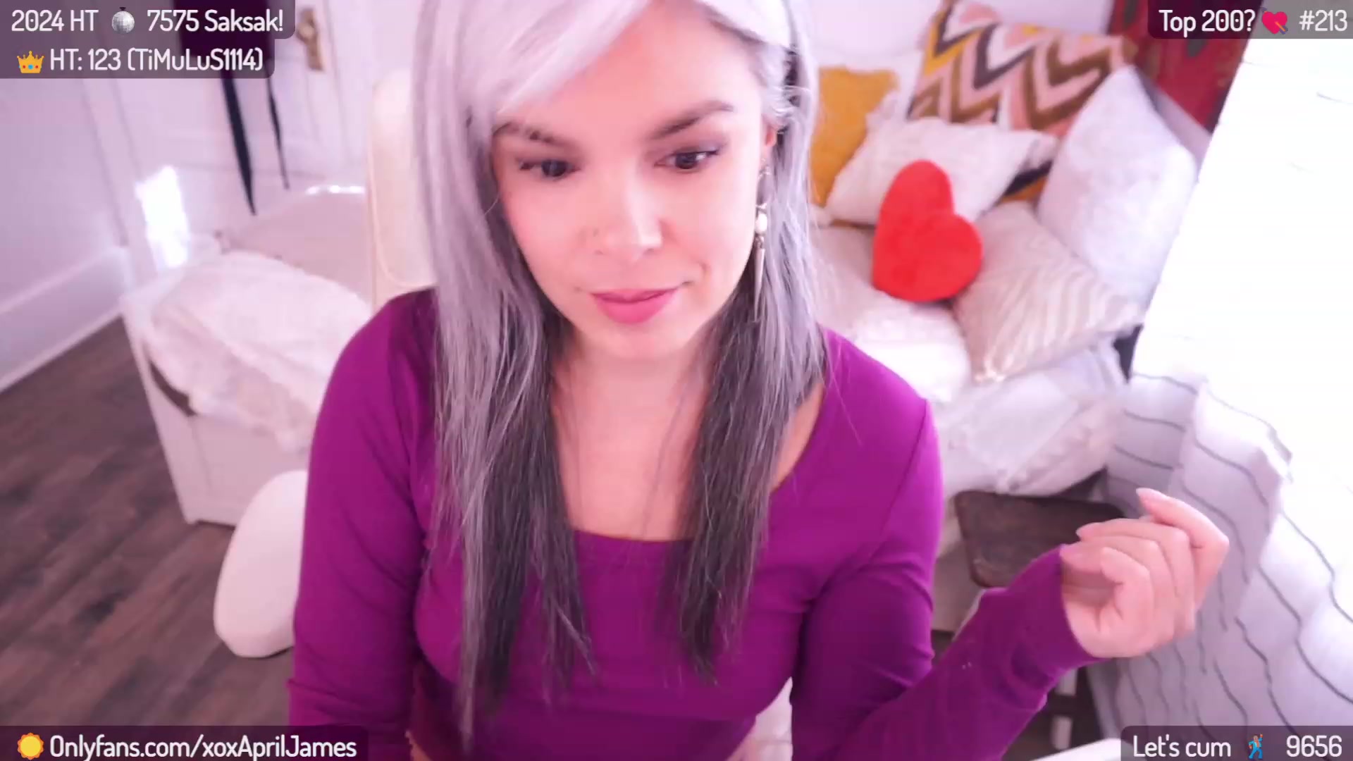Gallery image thumbnail from AprilJames's myfreecams stream on, 01/27/2024, 21:04 image 15 of 20