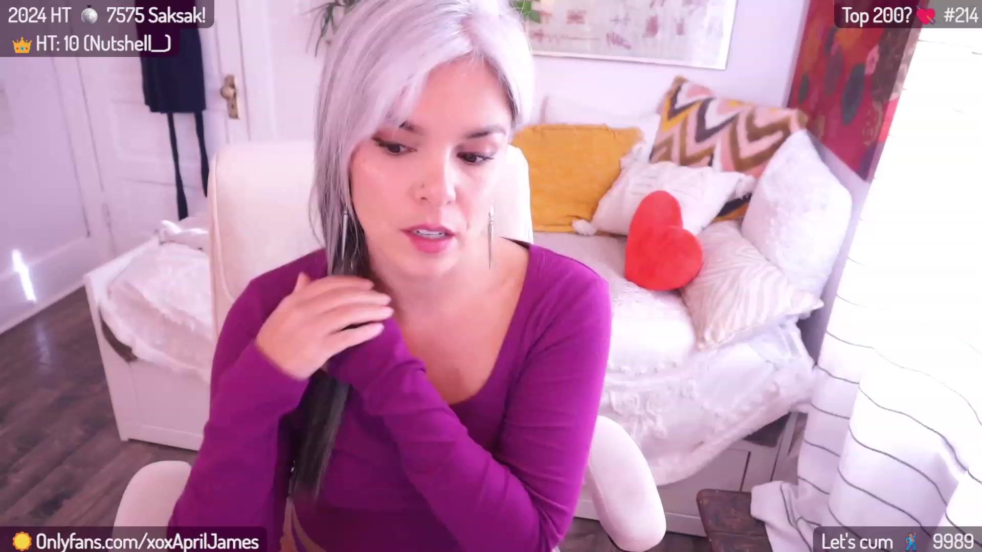 Gallery image thumbnail from AprilJames's myfreecams stream on, 01/27/2024, 21:04 image 5 of 20