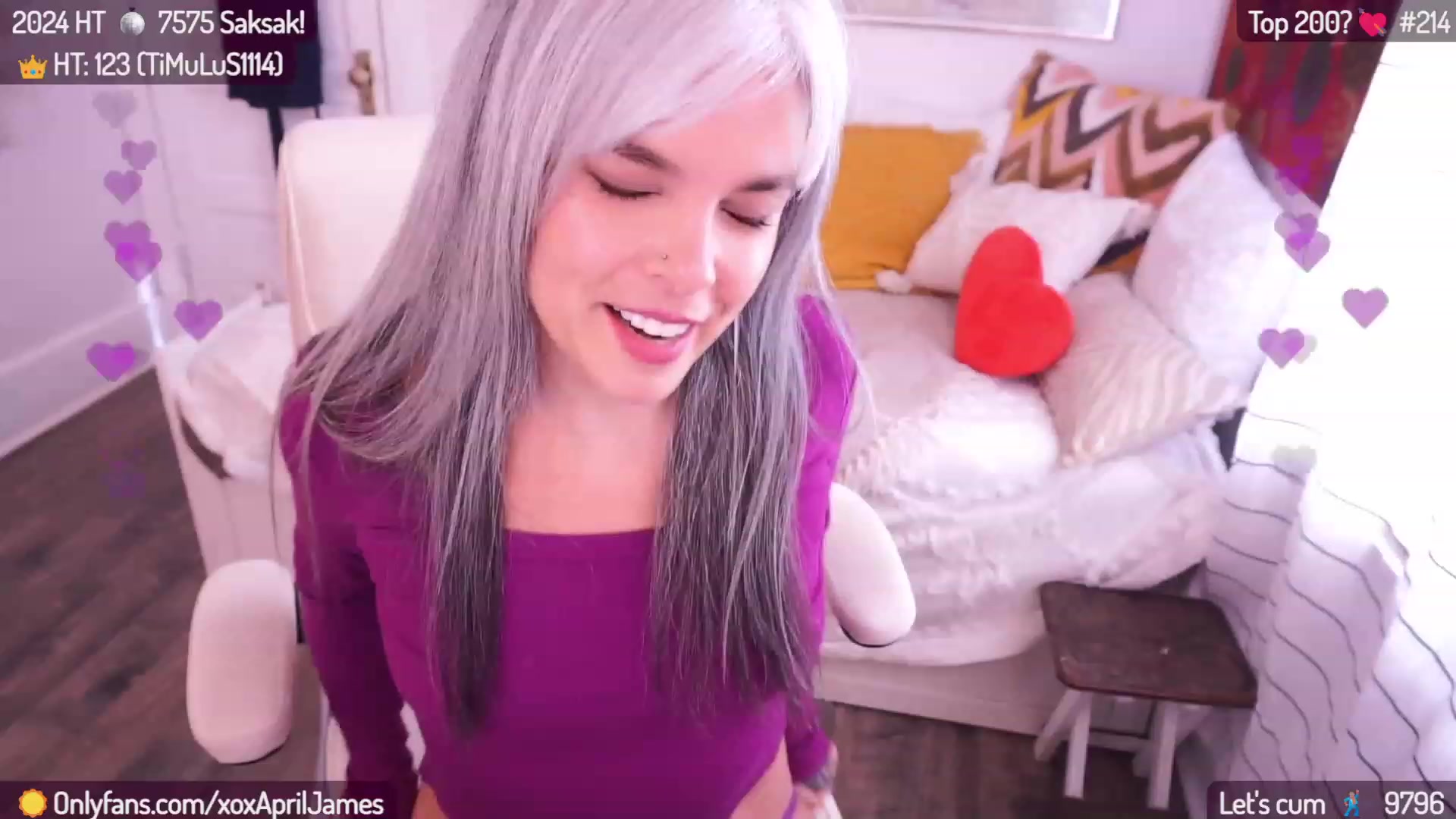 Gallery image thumbnail from AprilJames's myfreecams stream on, 01/27/2024, 21:04 image 12 of 20