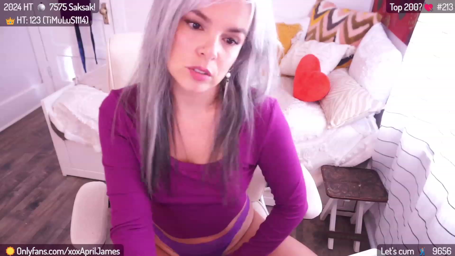 Gallery image thumbnail from AprilJames's myfreecams stream on, 01/27/2024, 21:04 image 17 of 20