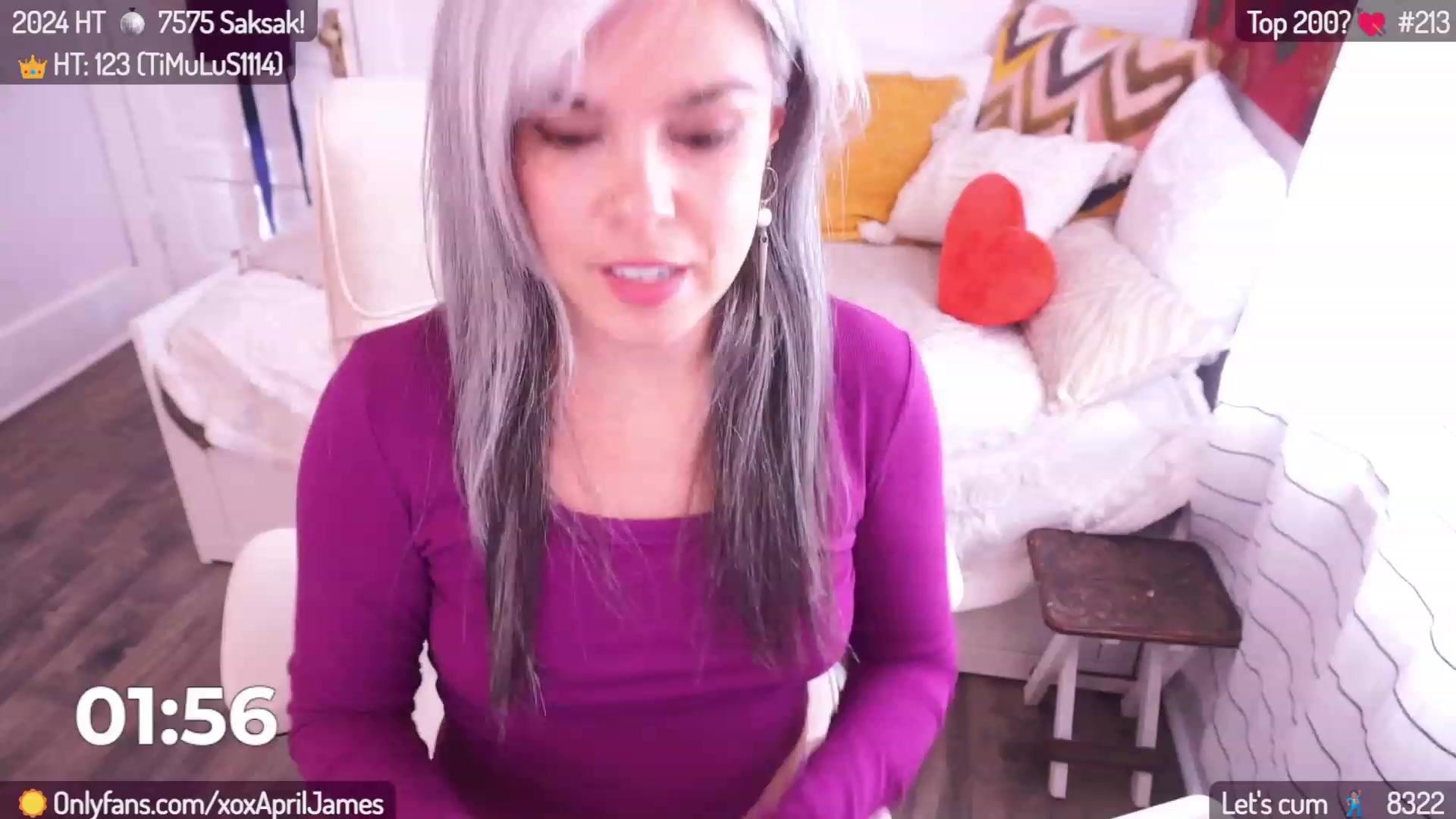 Gallery image thumbnail from AprilJames's myfreecams stream on, 01/27/2024, 21:04 image 18 of 20