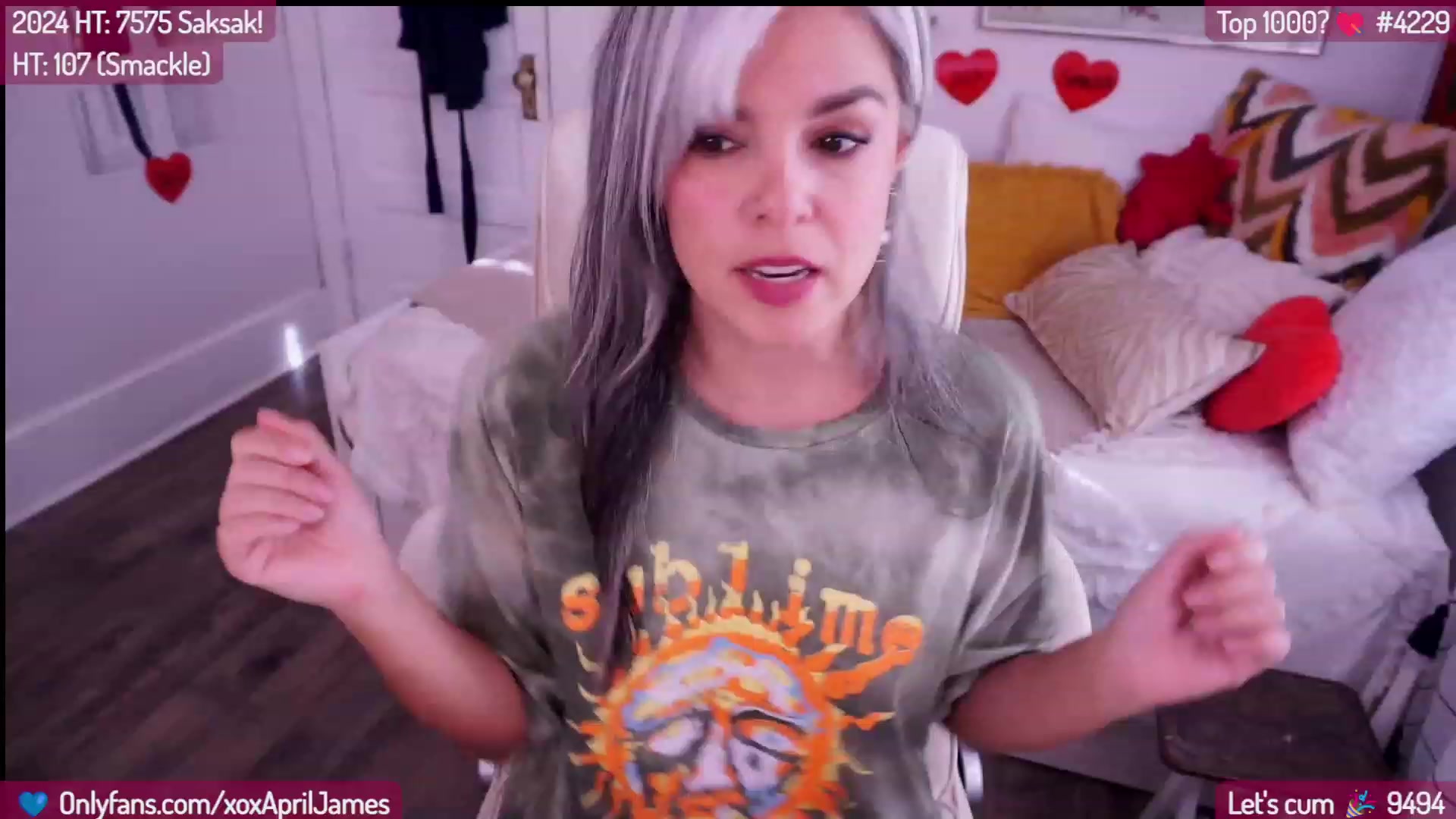 Gallery image thumbnail from AprilJames's myfreecams stream on, 02/04/2024, 21:46 image 5 of 20