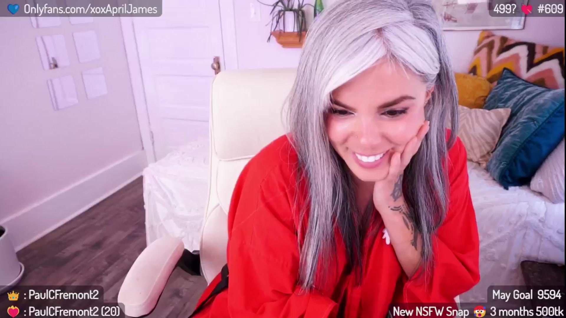 Gallery image thumbnail from AprilJames's myfreecams stream on, 05/31/2024, 21:15 image 9 of 20