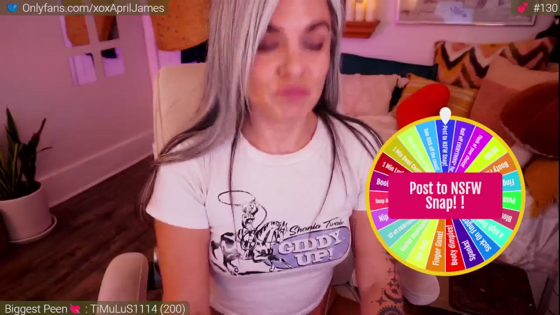 Gallery image thumbnail from AprilJames's myfreecams stream on, 11/04/2024, 23:50 image 7 of 20
