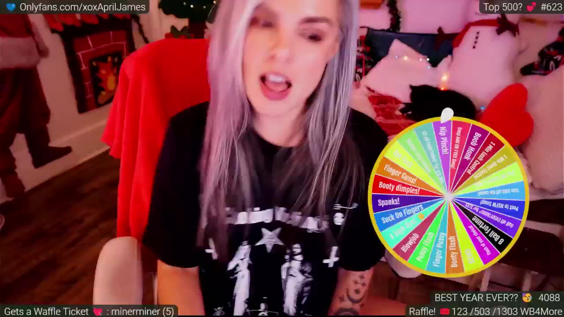 Gallery image thumbnail from AprilJames's myfreecams stream on, 12/30/2024, 01:34 image 1 of 20