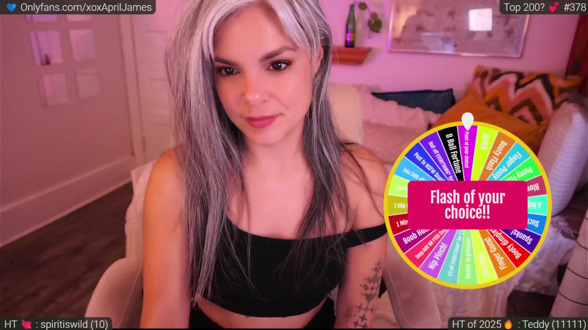 Gallery image thumbnail from AprilJames's myfreecams stream on, 01/07/2025, 23:29 image 7 of 20