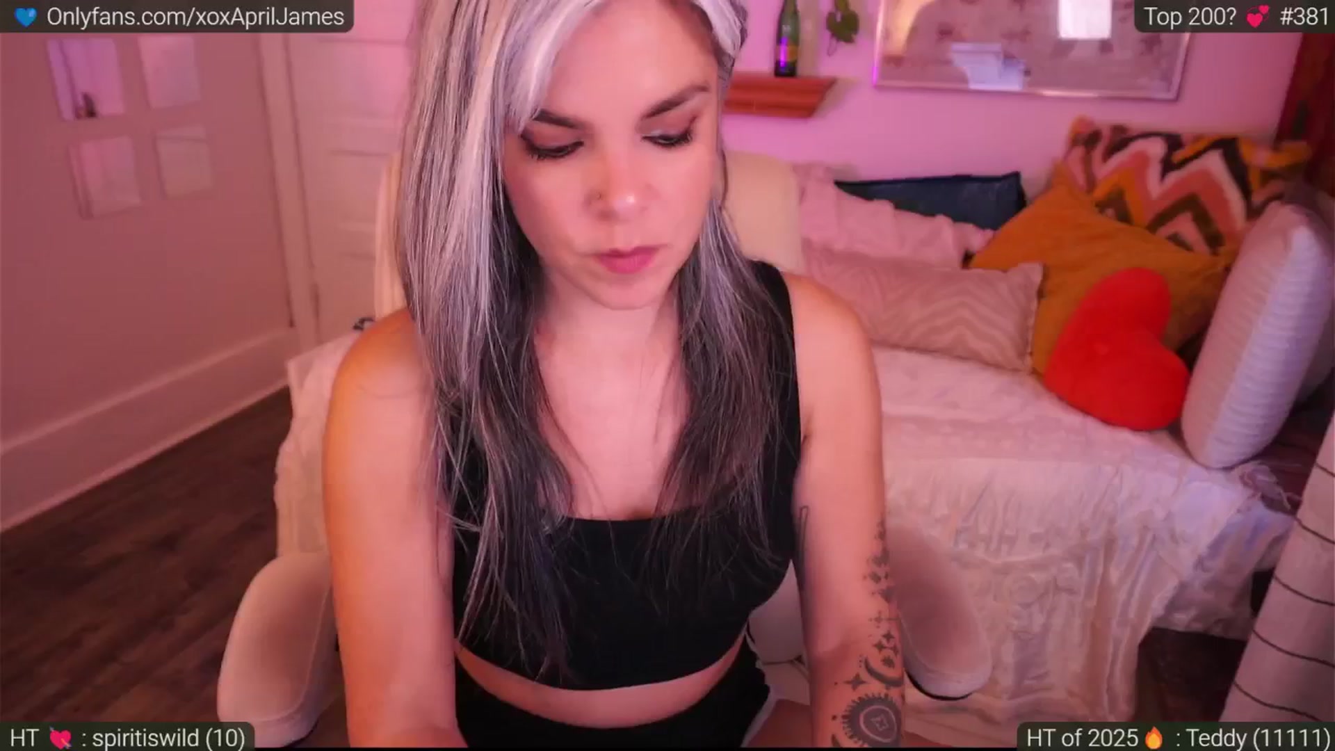 Gallery image thumbnail from AprilJames's myfreecams stream on, 01/07/2025, 23:29 image 13 of 20