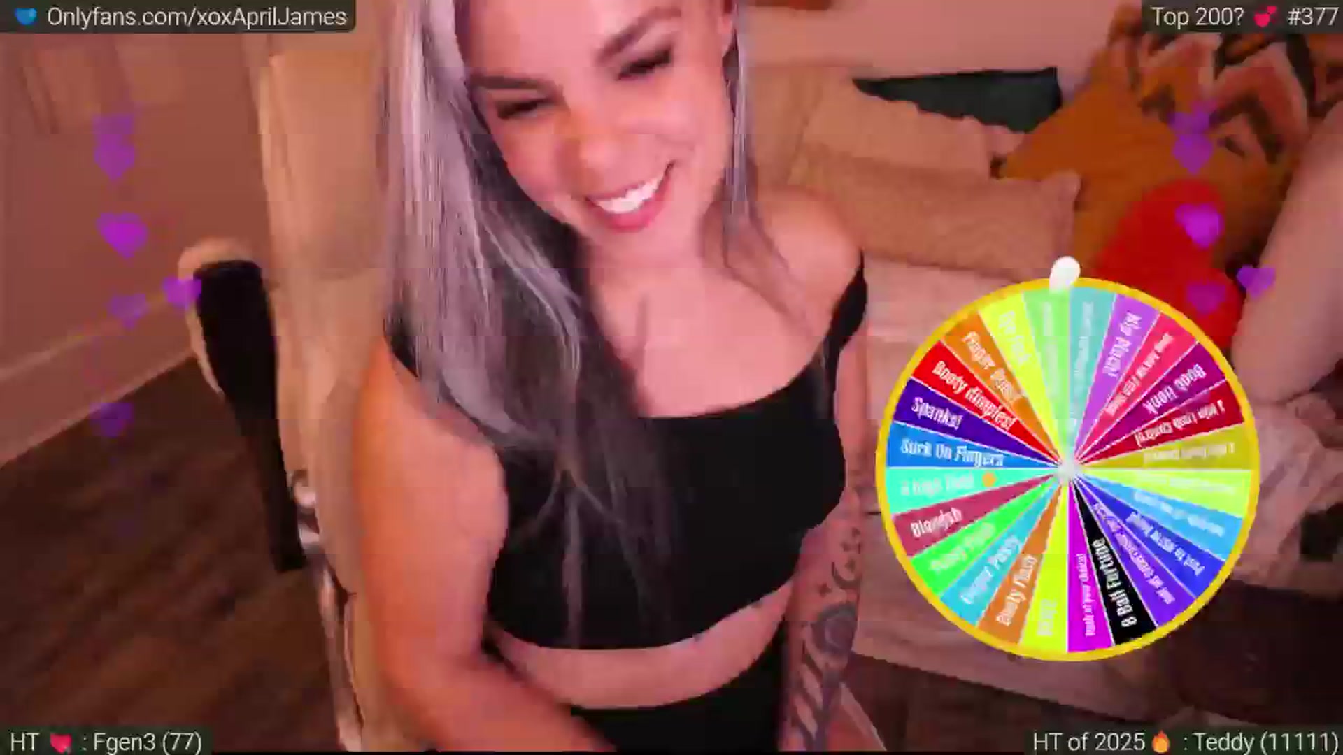 Gallery image thumbnail from AprilJames's myfreecams stream on, 01/08/2025, 24:00 image 13 of 20