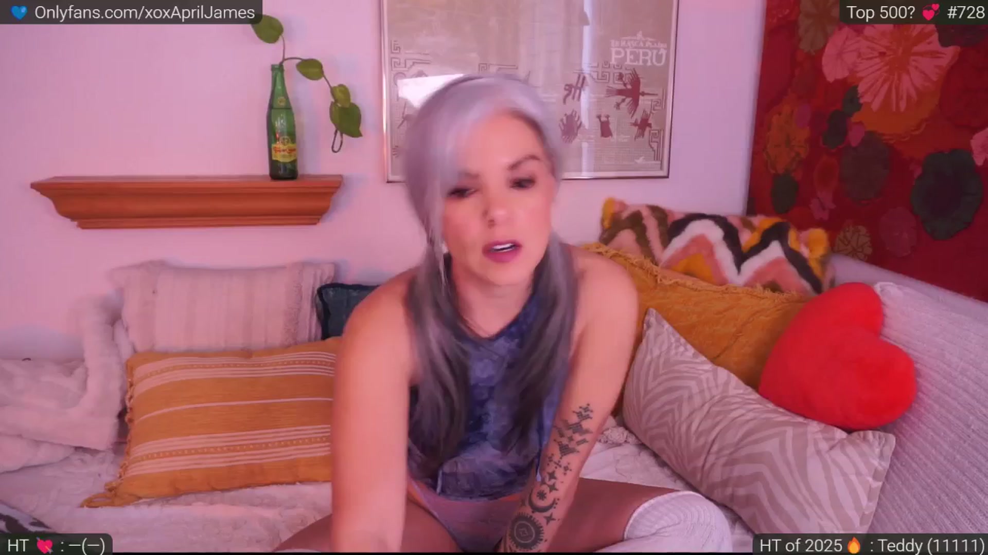 Gallery image thumbnail from AprilJames's myfreecams stream on, 01/25/2025, 21:51 image 4 of 20
