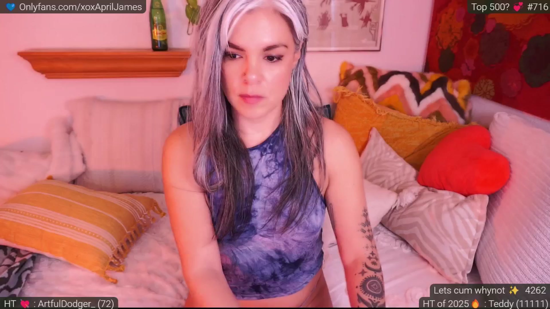 Gallery image thumbnail from AprilJames's myfreecams stream on, 01/26/2025, 24:28 image 8 of 20