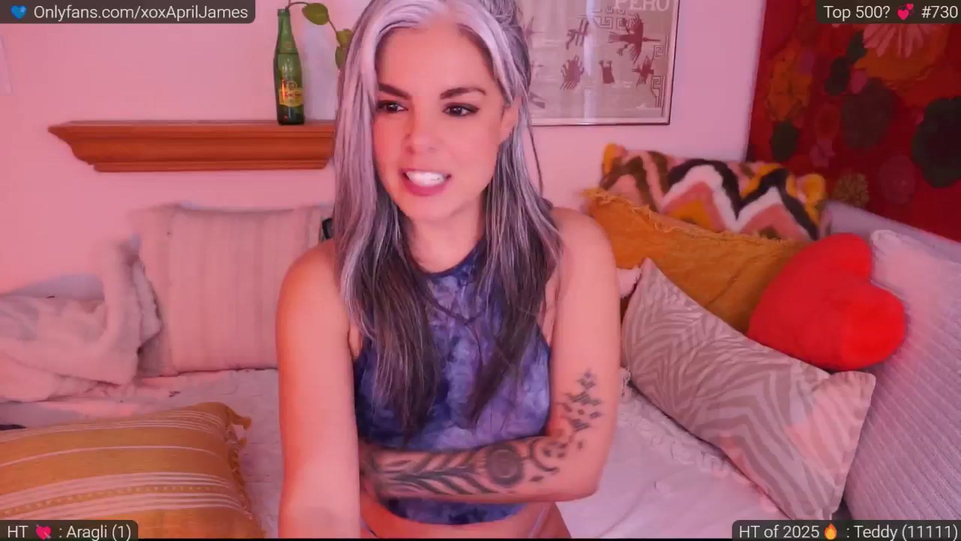 Gallery image thumbnail from AprilJames's myfreecams stream on, 01/26/2025, 24:28 image 1 of 20