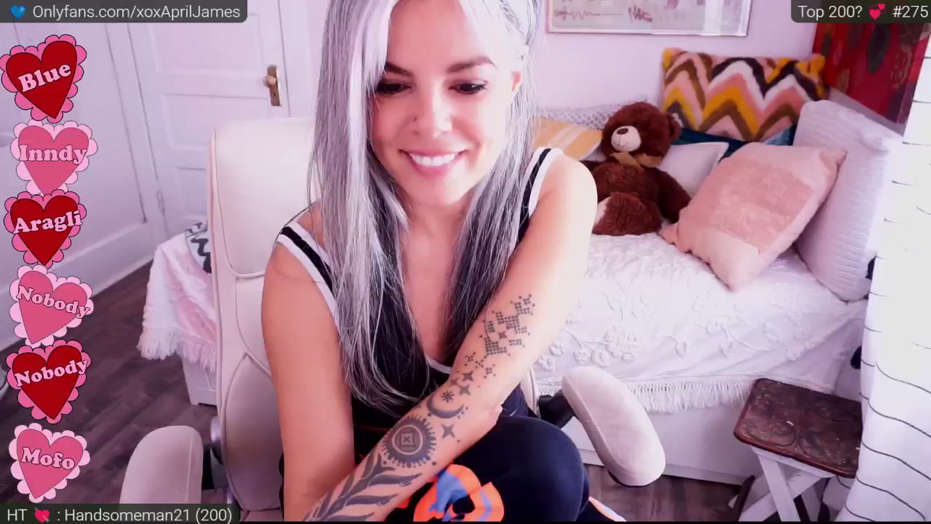 Gallery image thumbnail from AprilJames's myfreecams stream on, 02/09/2025, 18:02 image 17 of 20