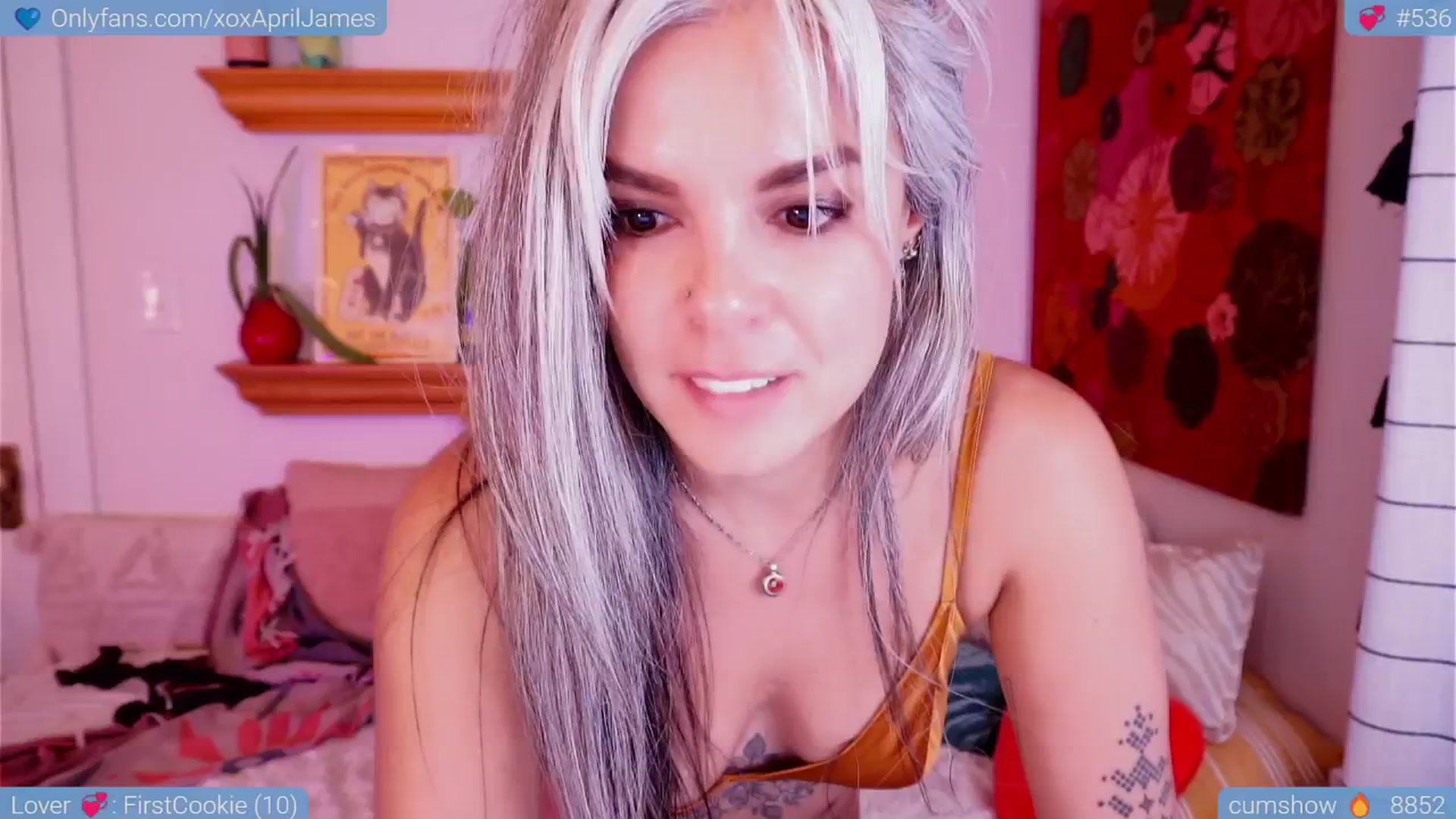 Gallery image thumbnail from AprilJames's myfreecams stream on, 05/04/2025, 01:30 image 14 of 20