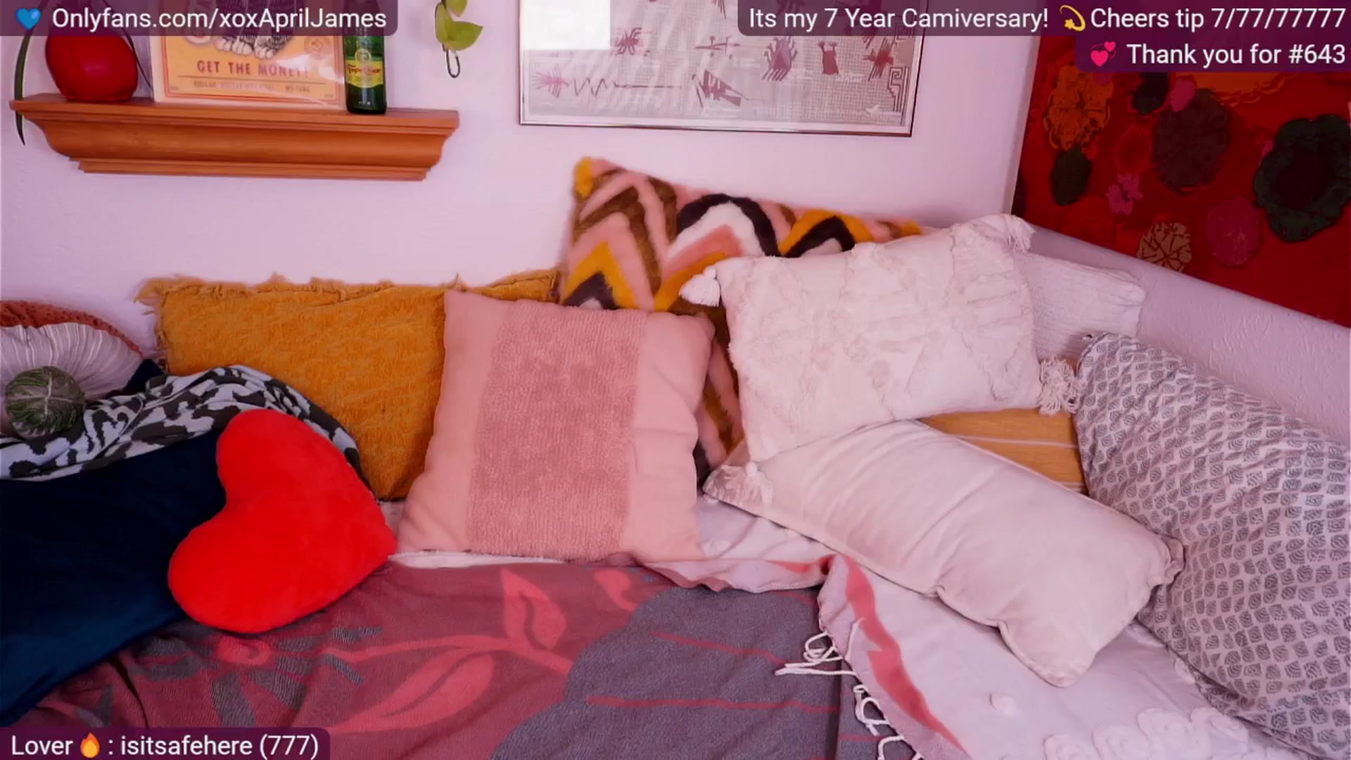 Gallery image thumbnail from AprilJames's myfreecams stream on, 08/10/2025, 20:17 image 1 of 20