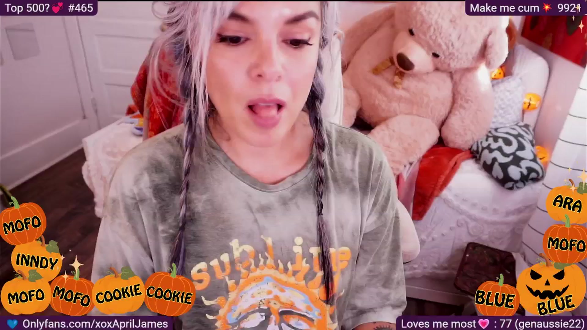 Gallery image thumbnail from AprilJames's myfreecams stream on, 10/24/2025, 22:54 image 6 of 20