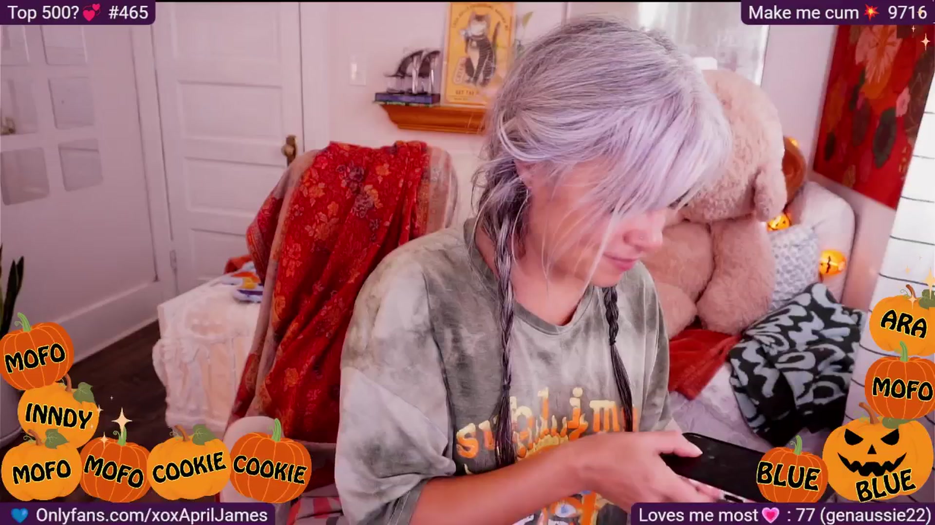 Gallery image thumbnail from AprilJames's myfreecams stream on, 10/24/2025, 22:54 image 19 of 20