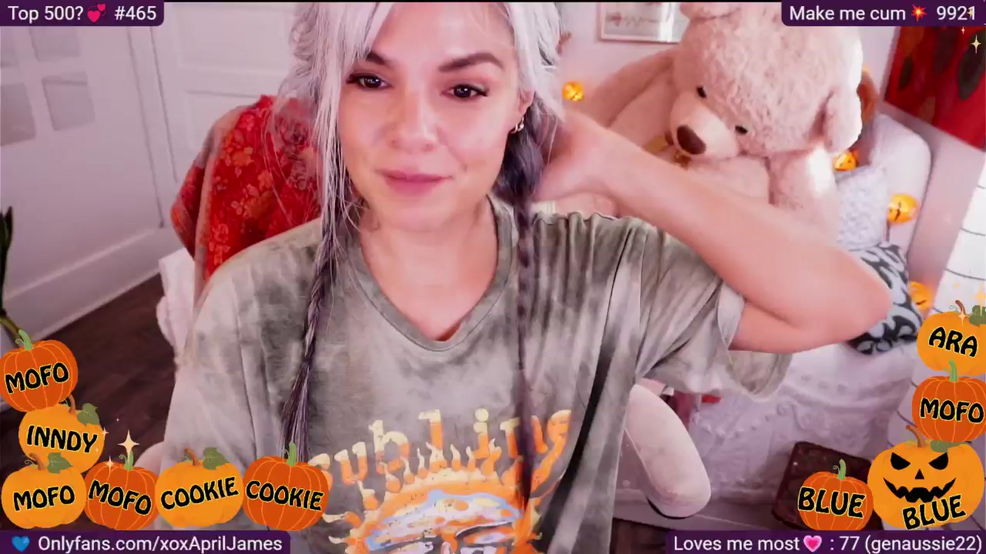 Gallery image thumbnail from AprilJames's myfreecams stream on, 10/24/2025, 22:54 image 3 of 20