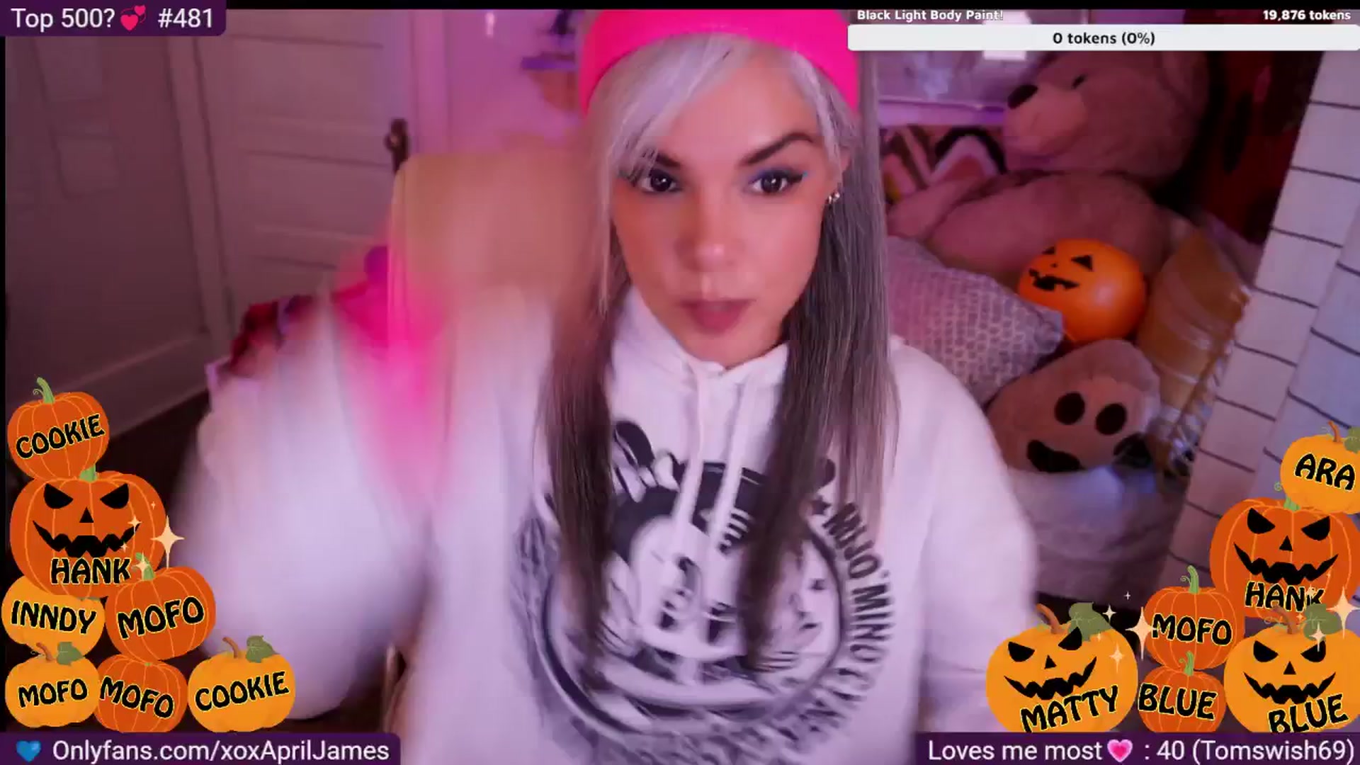 Gallery image thumbnail from AprilJames's myfreecams stream on, 10/30/2025, 03:27 image 1 of 20