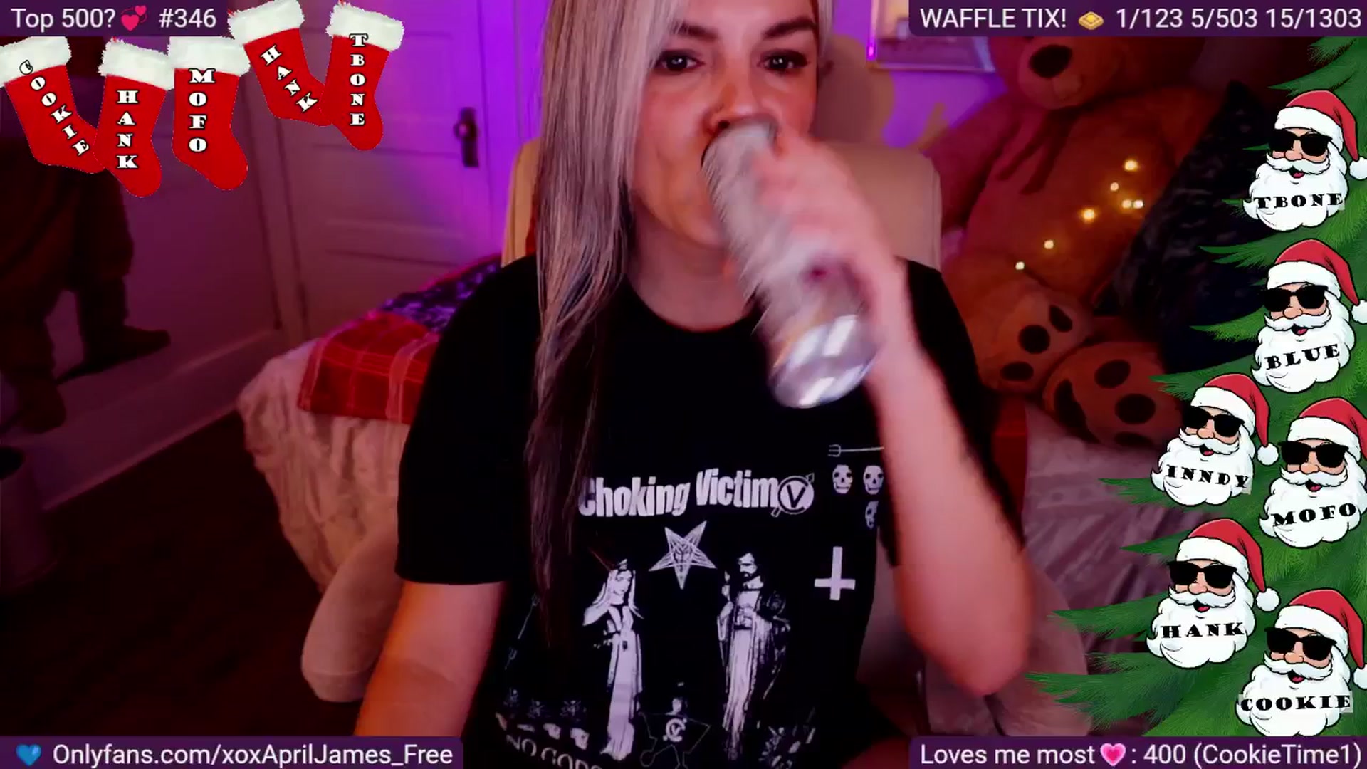 Gallery image thumbnail from AprilJames's myfreecams stream on, 12/20/2025, 24:49 image 4 of 20