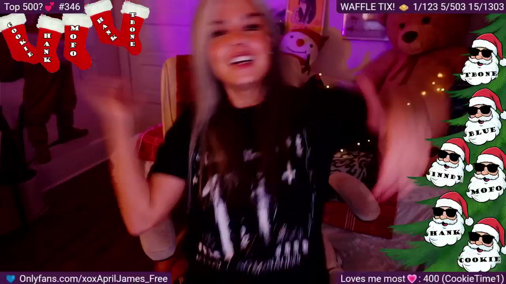 Gallery image thumbnail from AprilJames's myfreecams stream on, 12/20/2025, 24:49 image 1 of 20