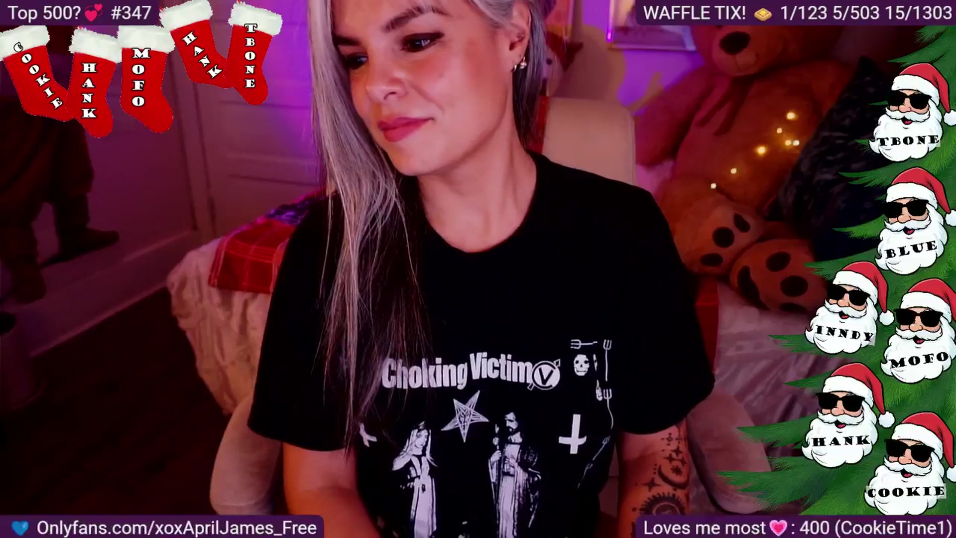 Gallery image thumbnail from AprilJames's myfreecams stream on, 12/20/2025, 24:49 image 9 of 20