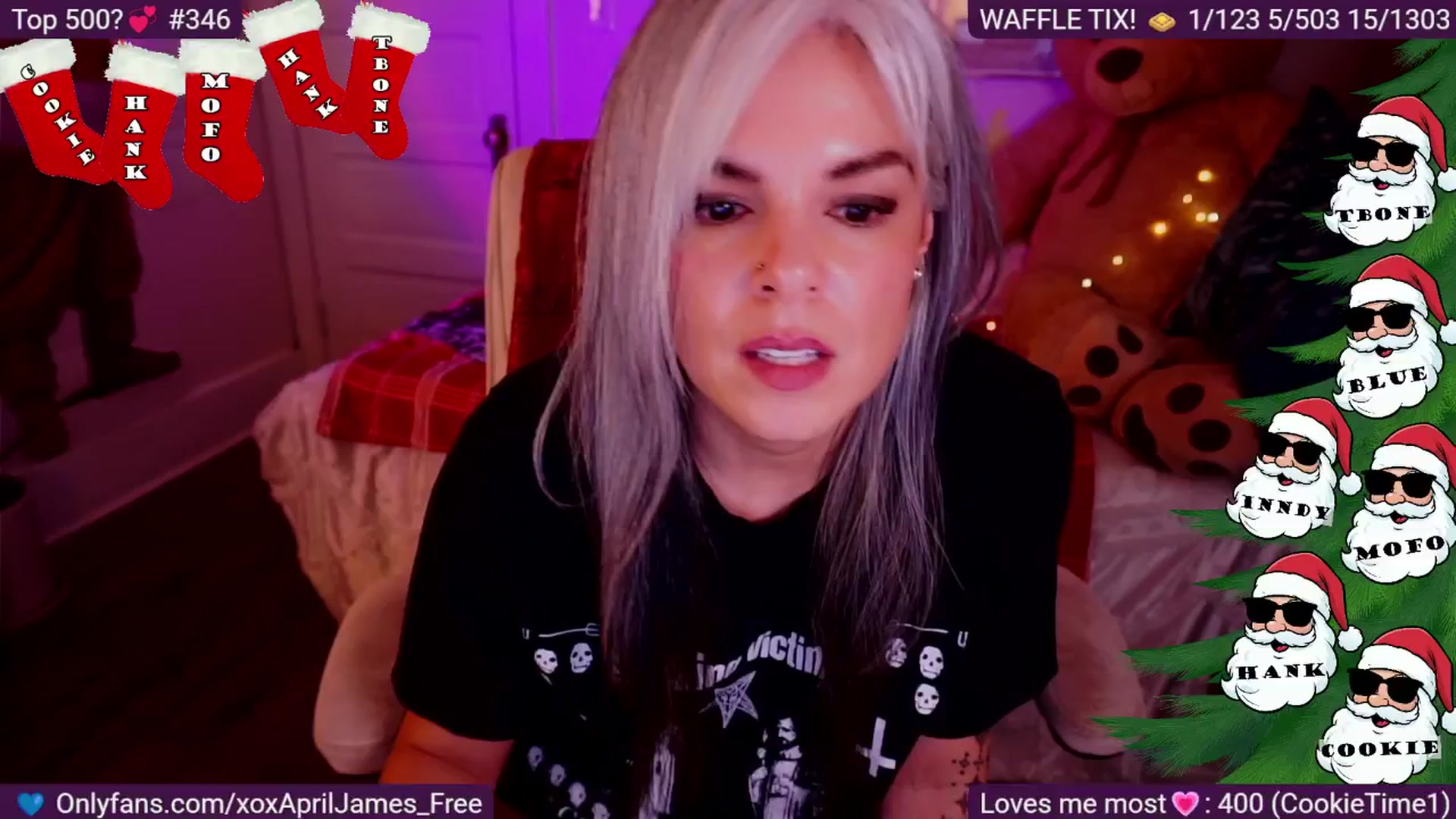 Gallery image thumbnail from AprilJames's myfreecams stream on, 12/20/2025, 24:49 image 7 of 20