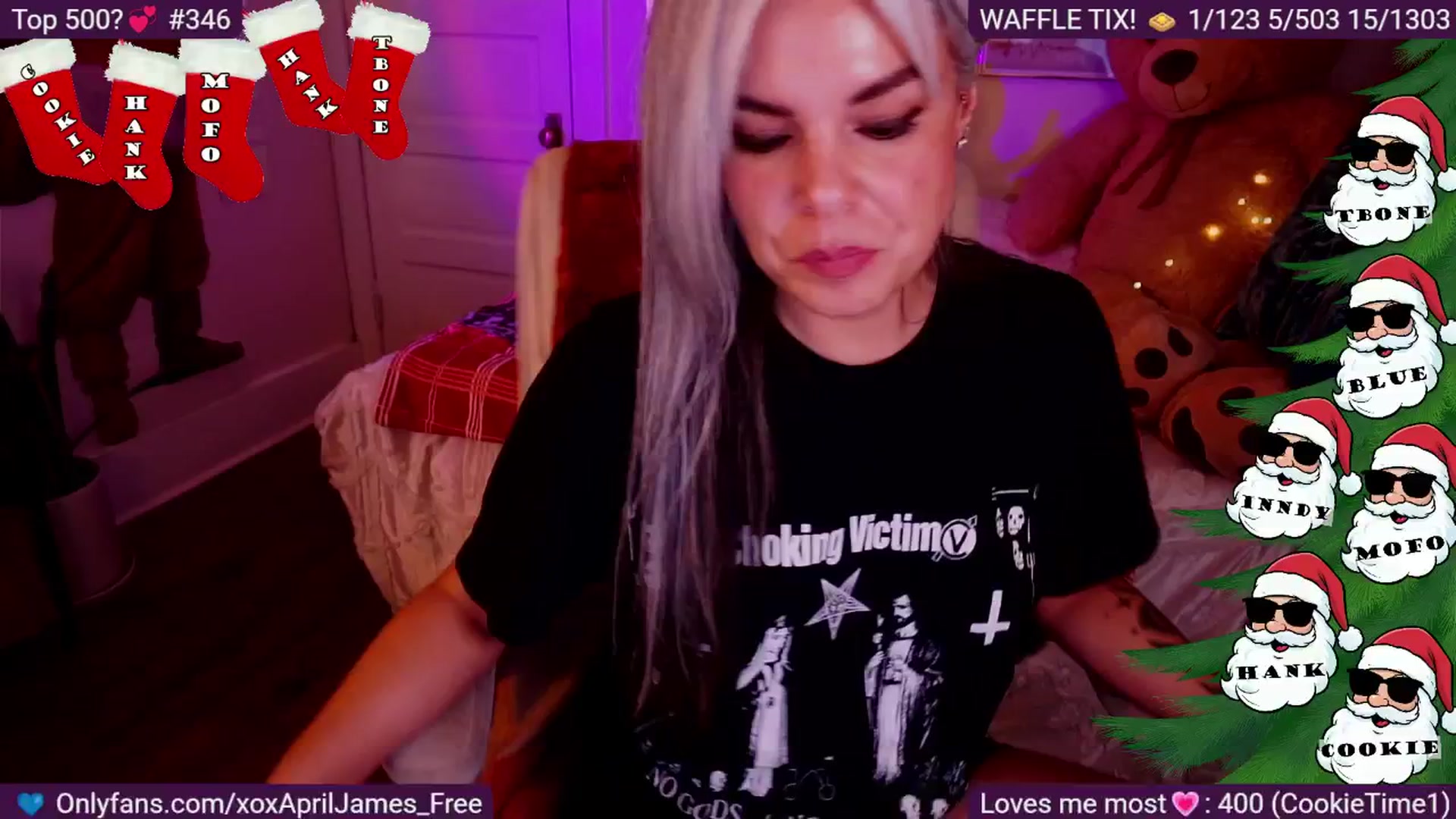 Gallery image thumbnail from AprilJames's myfreecams stream on, 12/20/2025, 24:49 image 3 of 20