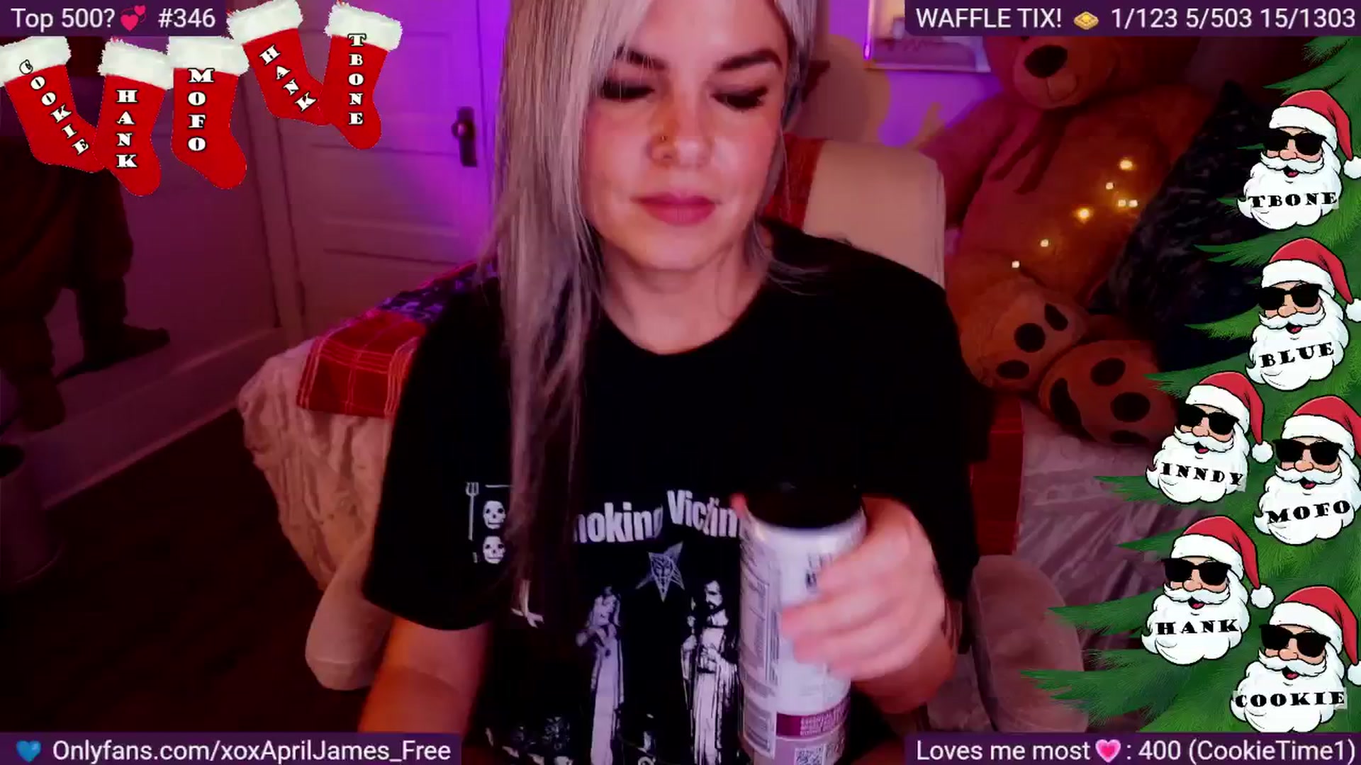 Gallery image thumbnail from AprilJames's myfreecams stream on, 12/20/2025, 24:49 image 5 of 20