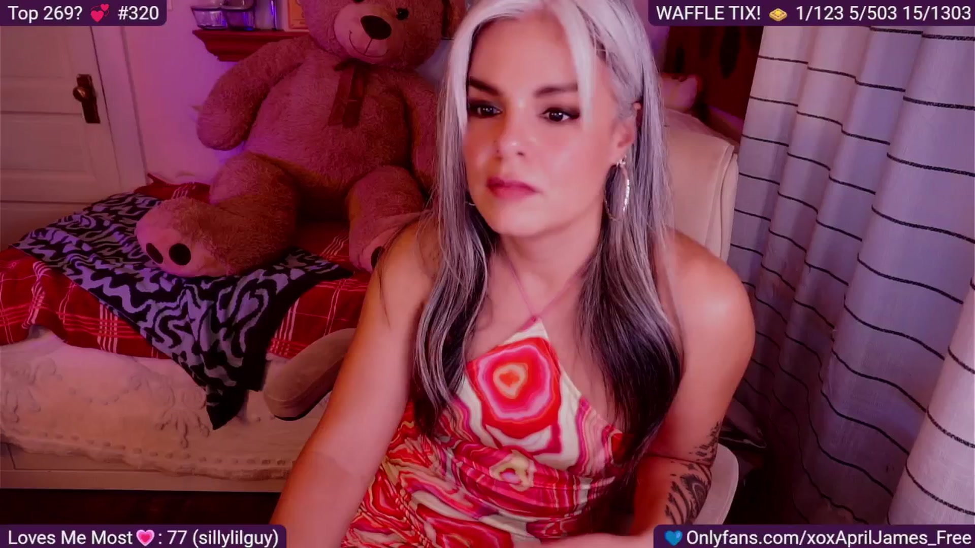 Gallery image thumbnail from AprilJames's myfreecams stream on, 01/01/2026, 24:00 image 5 of 20